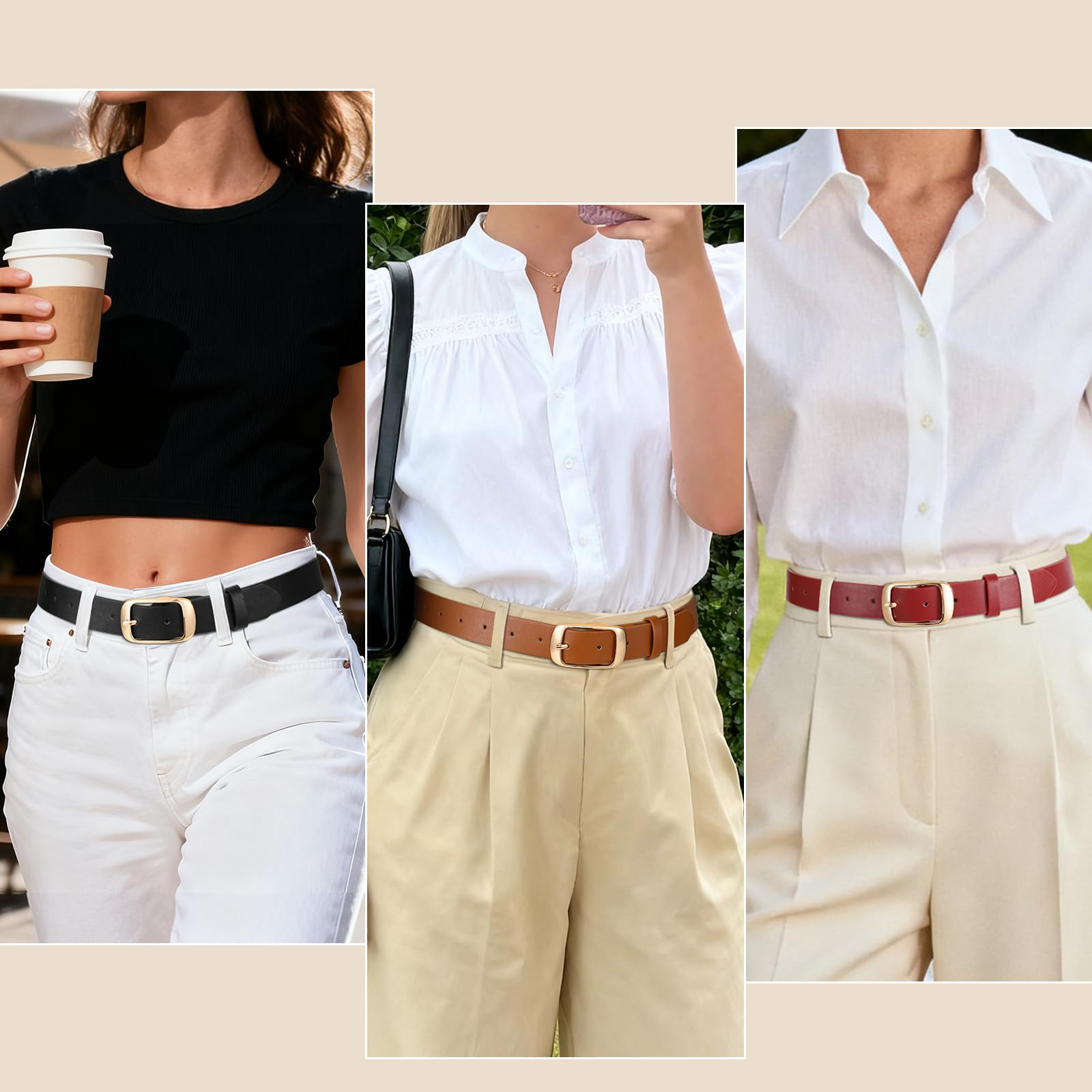 Ladies Casual Belt for Jeans Pants