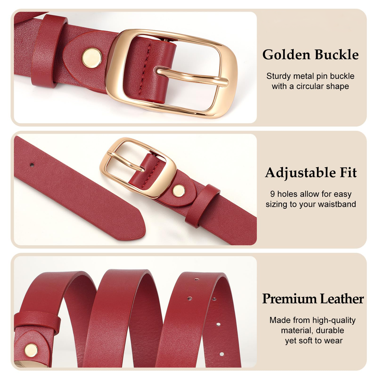 Ladies Casual Belt for Jeans Pants