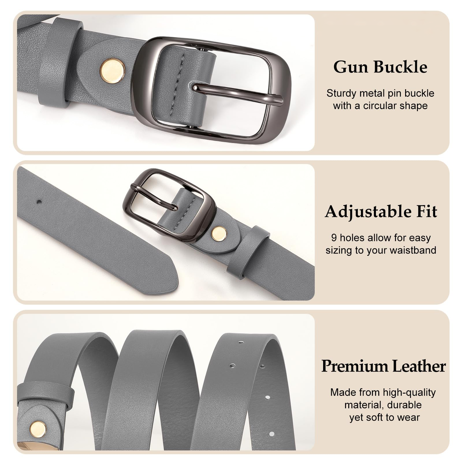 Ladies Casual Belt for Jeans Pants