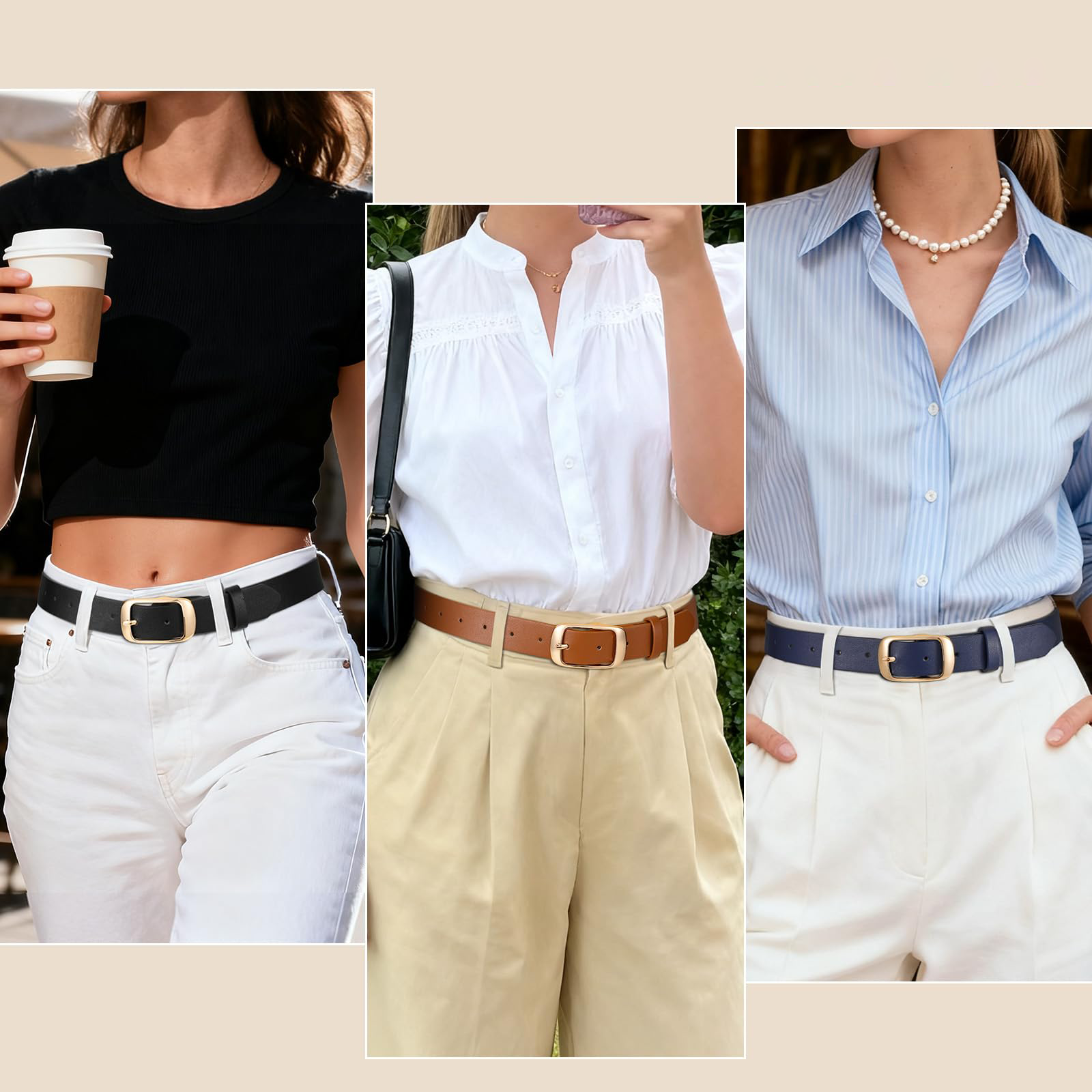 Ladies Casual Belt for Jeans Pants