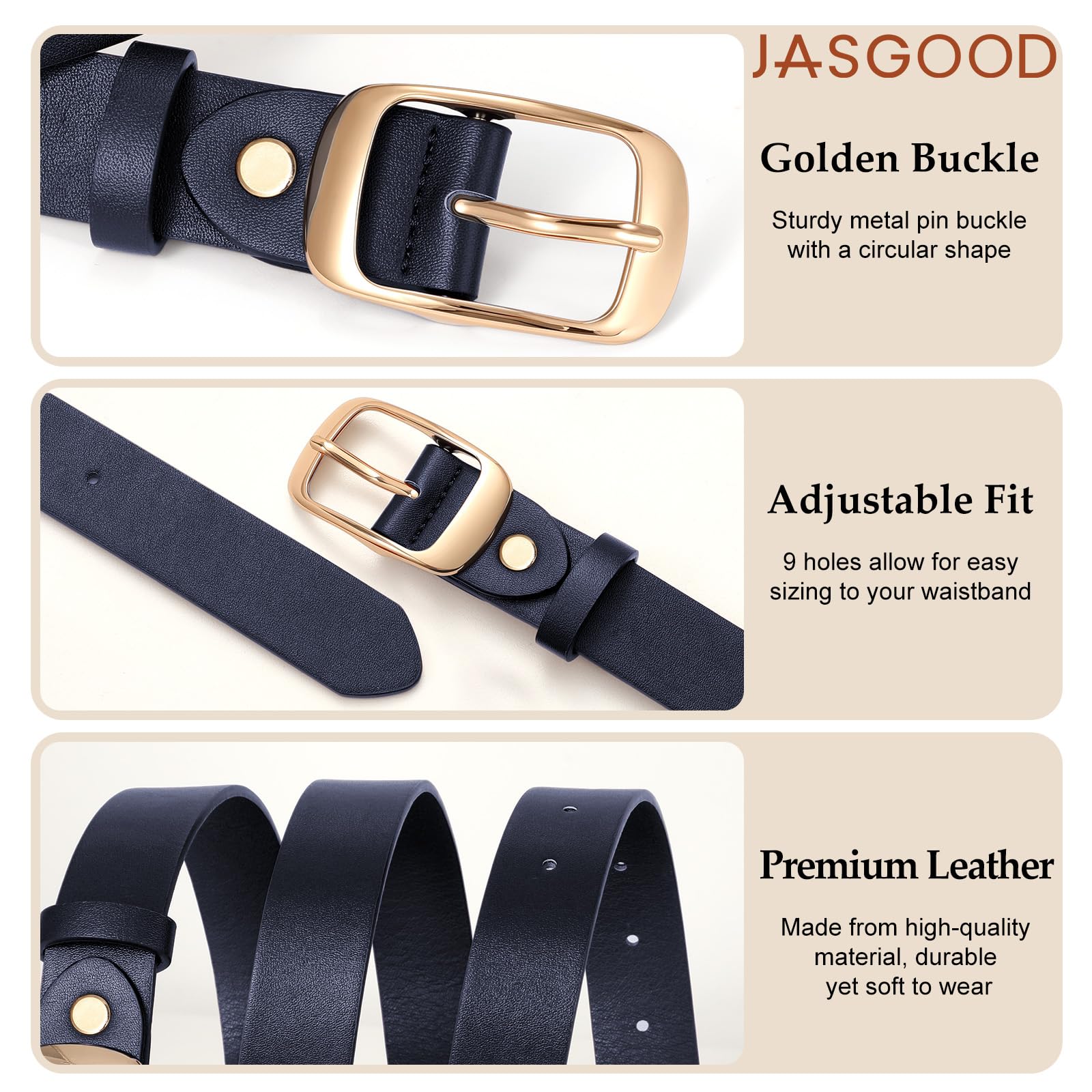 Ladies Casual Belt for Jeans Pants
