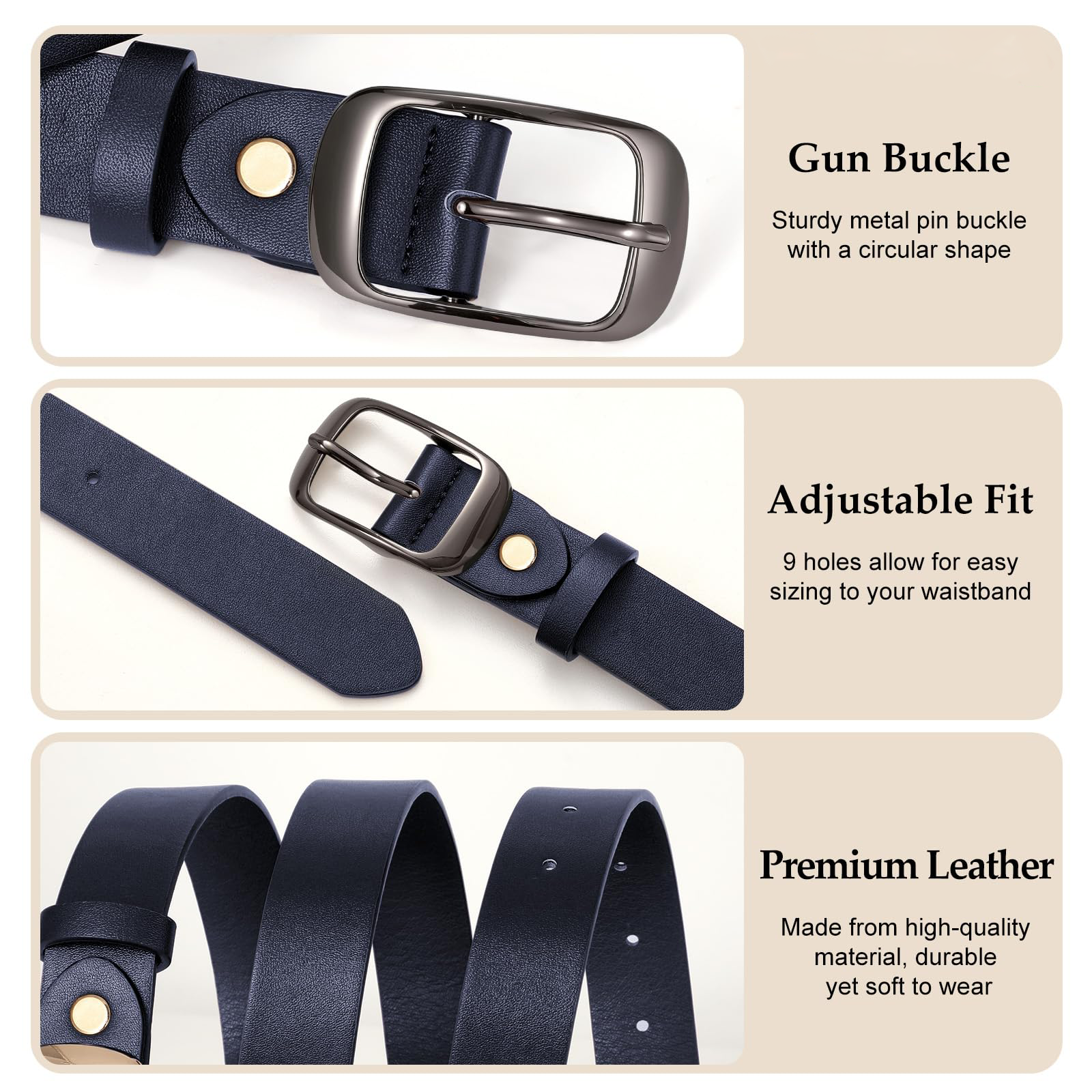 Ladies Casual Belt for Jeans Pants