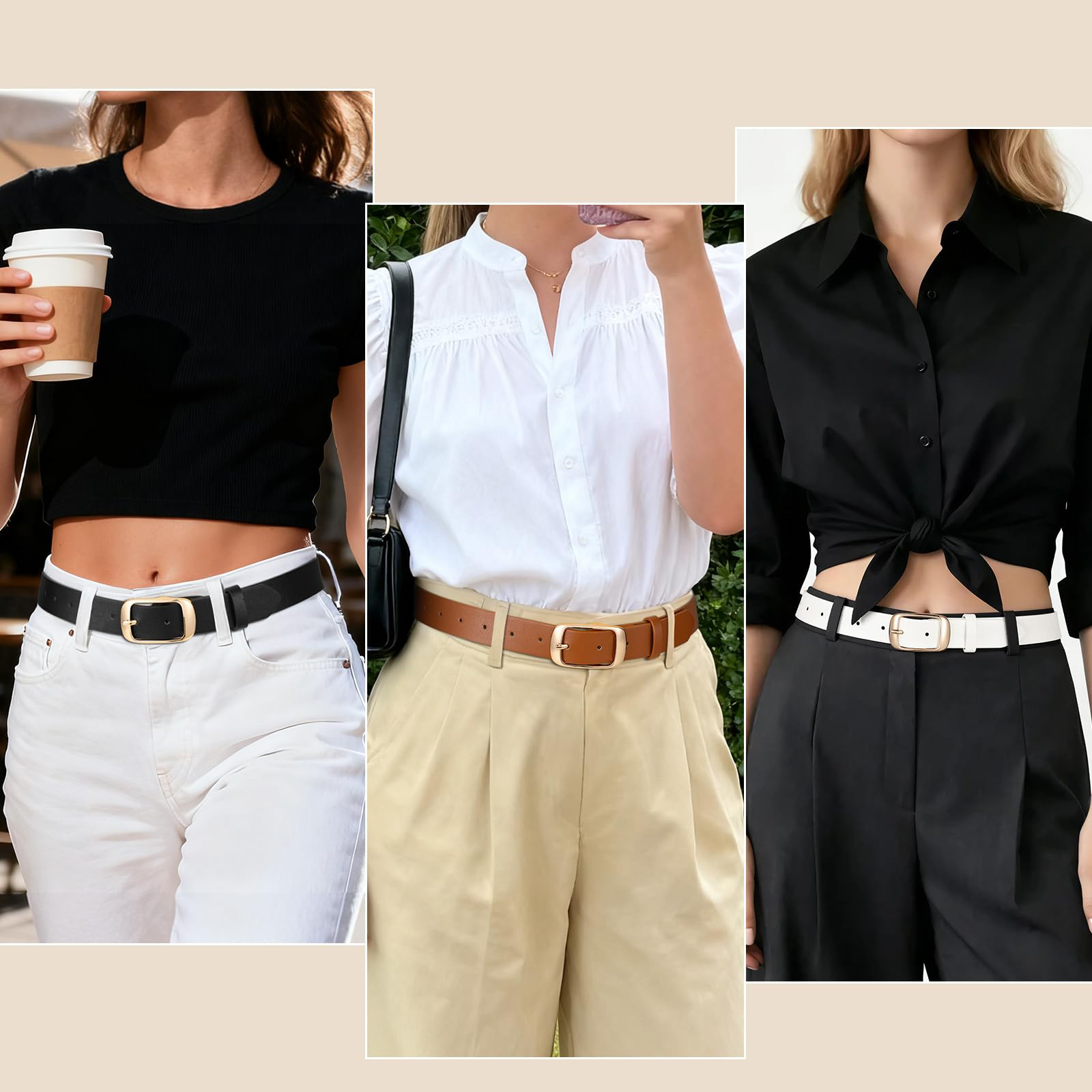 Ladies Casual Belt for Jeans Pants