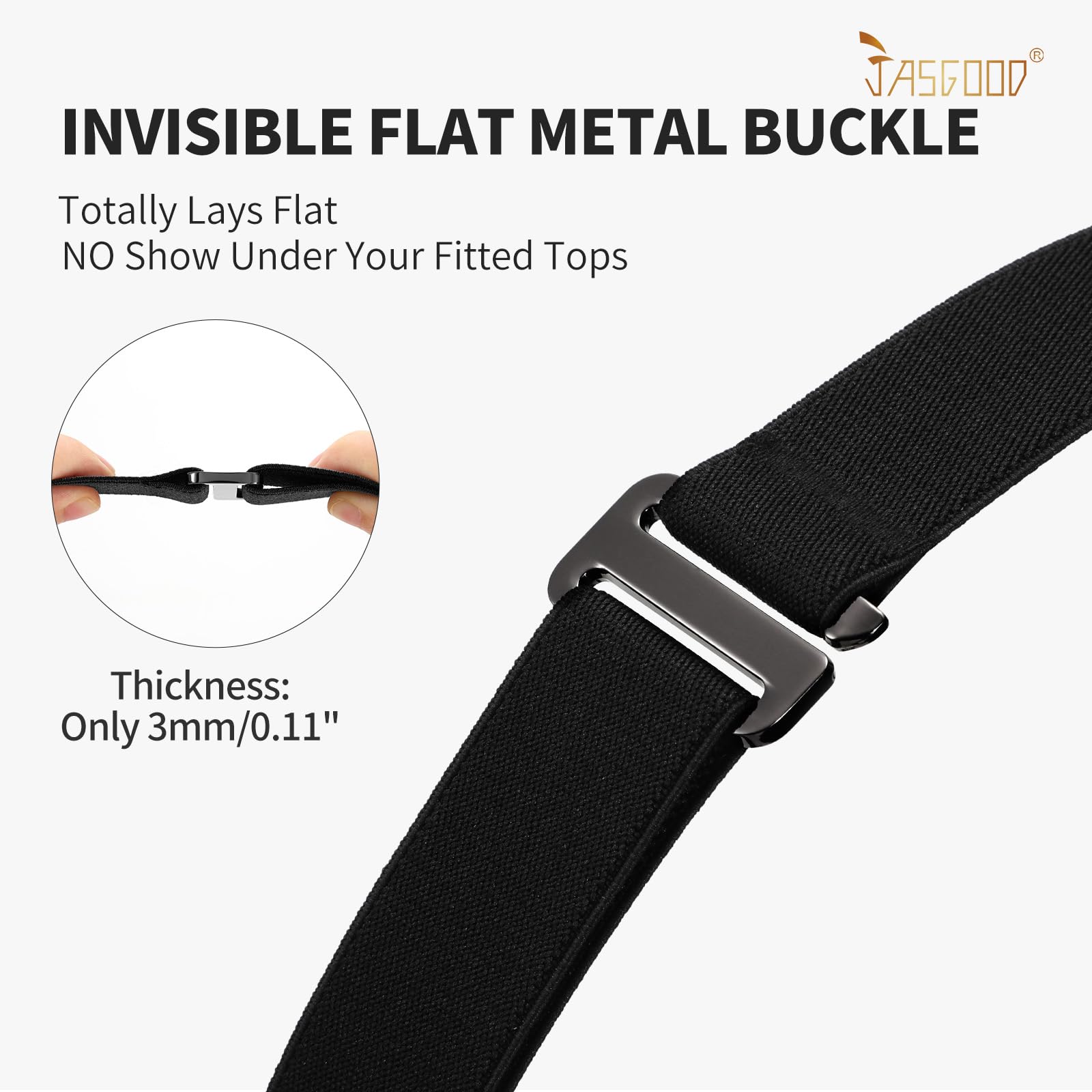 2PACK Crop Top Tuck Waist Band for T-Shirts