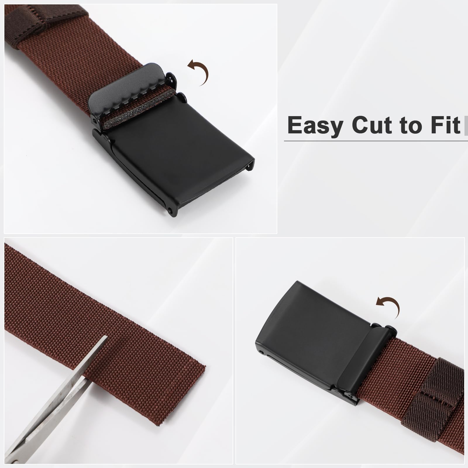 2-Pack Stretch Web Belt for Men
