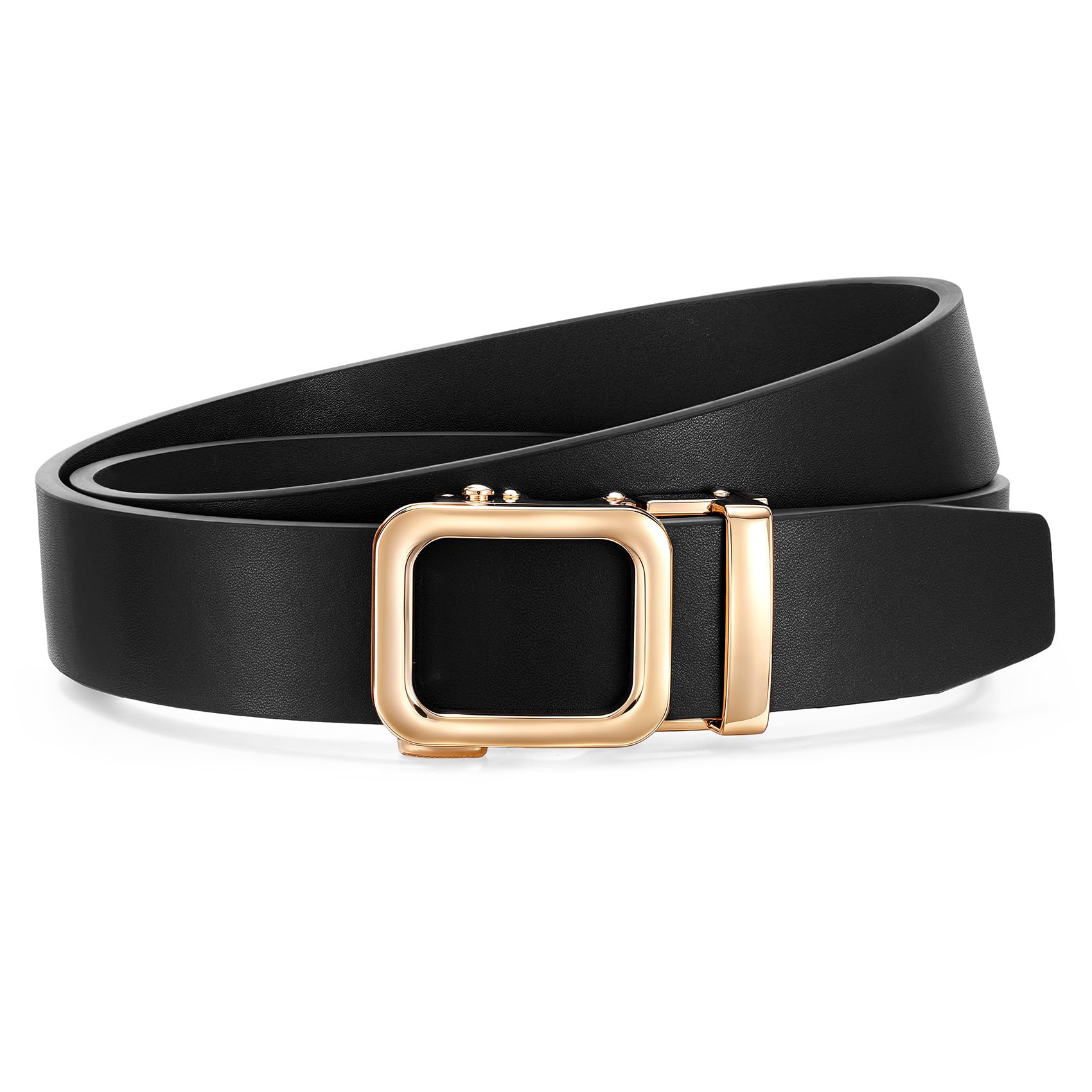 No Holes Ratchet Leather Belt for Women - JASGOOD OFFICIAL