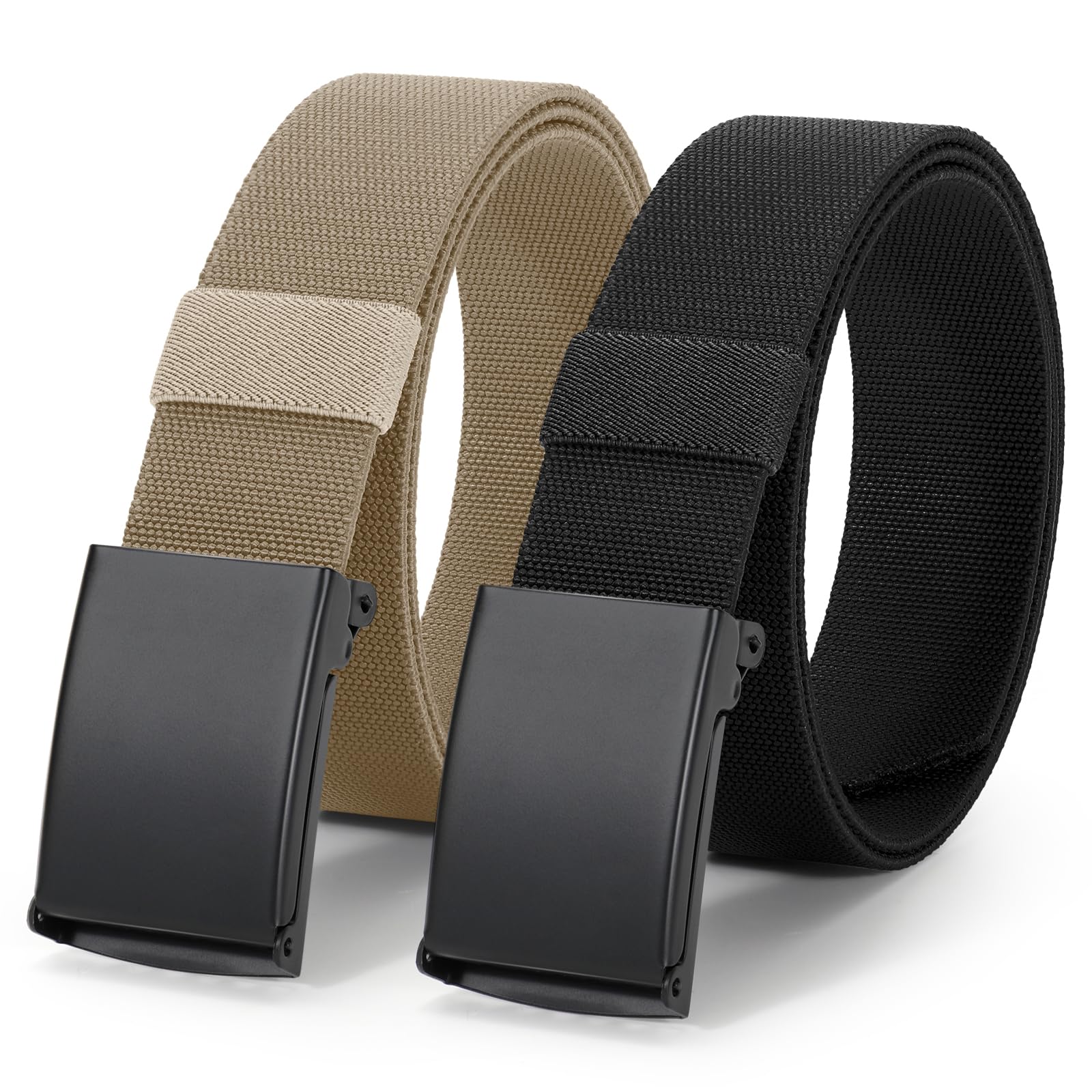2-Pack Stretch Web Belt for Men