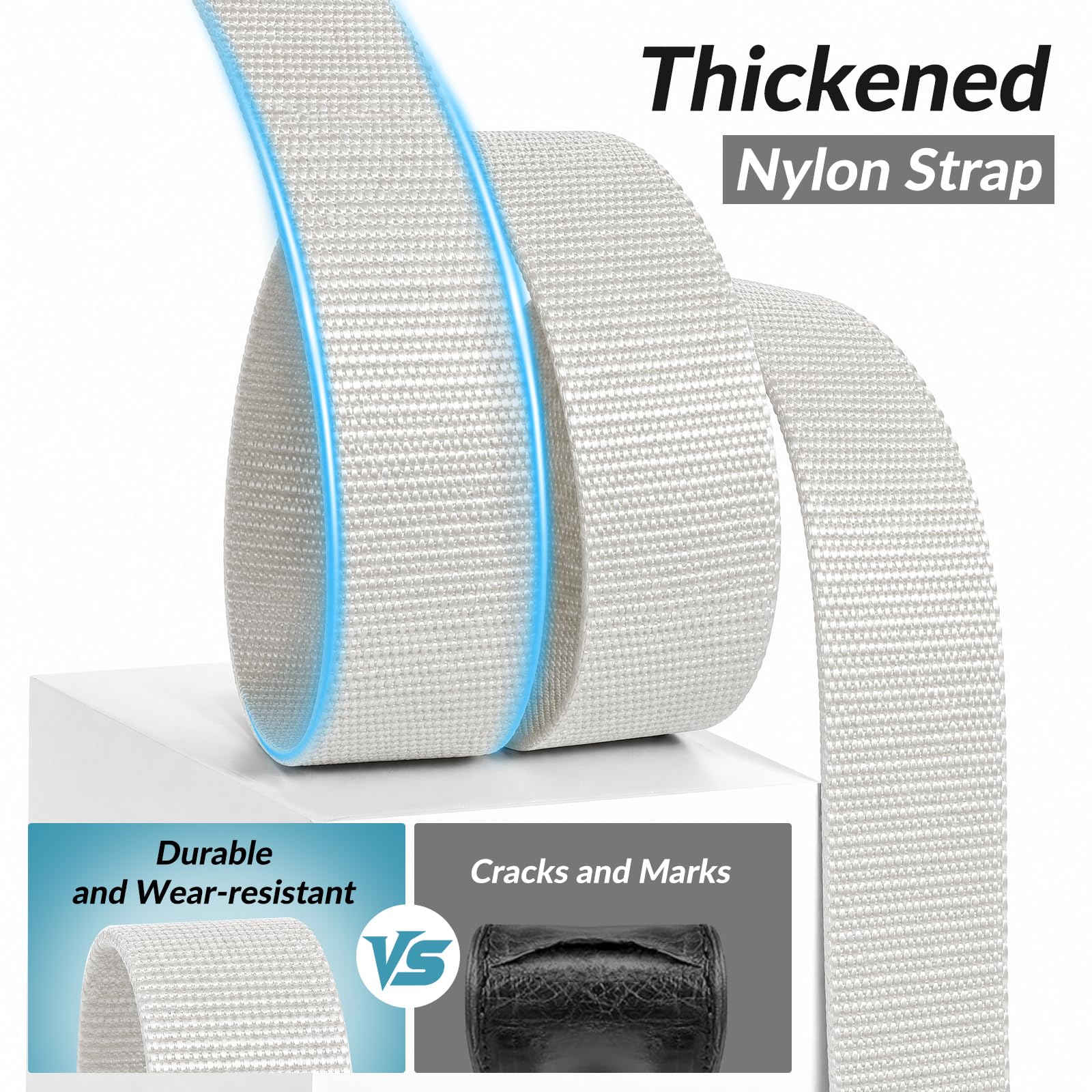 2-Pack Tactical Camo Nylon Web Belt for Outdoor