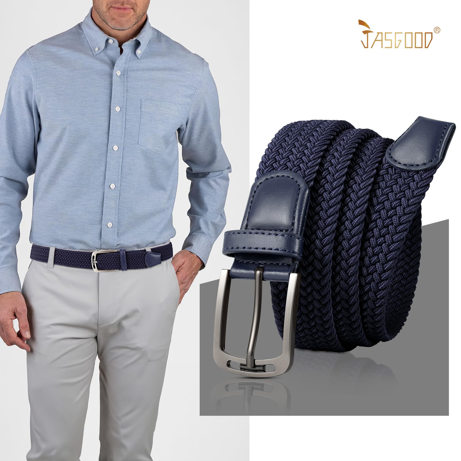 Elastic Braided Woven Belt