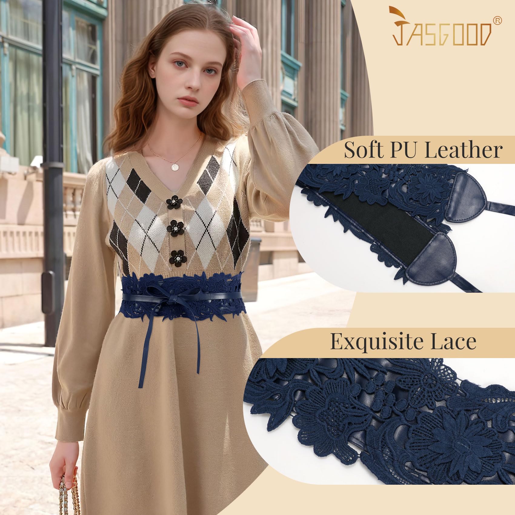 Bow-Tie Wrap Up Cinch Wide Belt