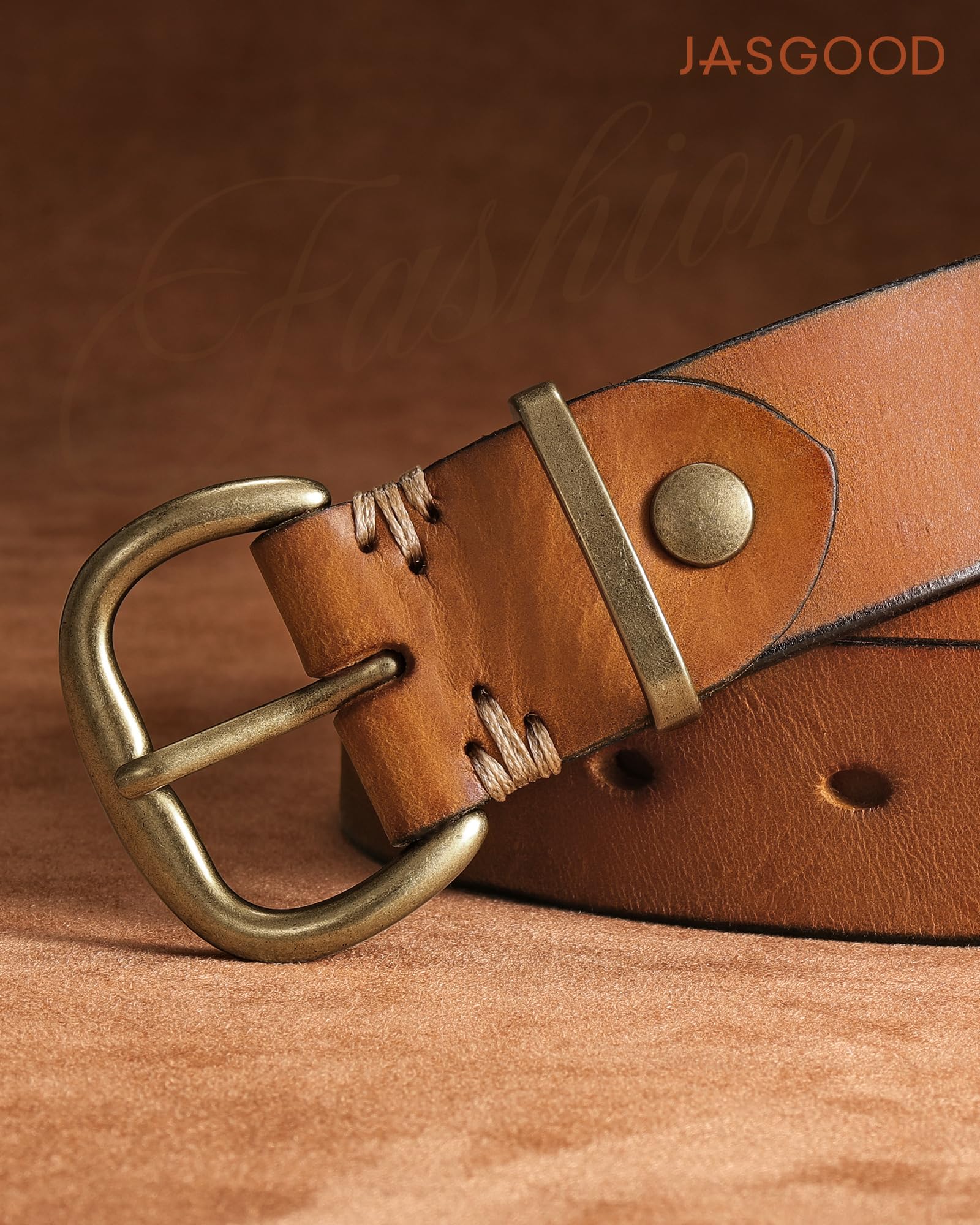 Fashion Full-Grain Cowhide Leather Waist Belt For Women