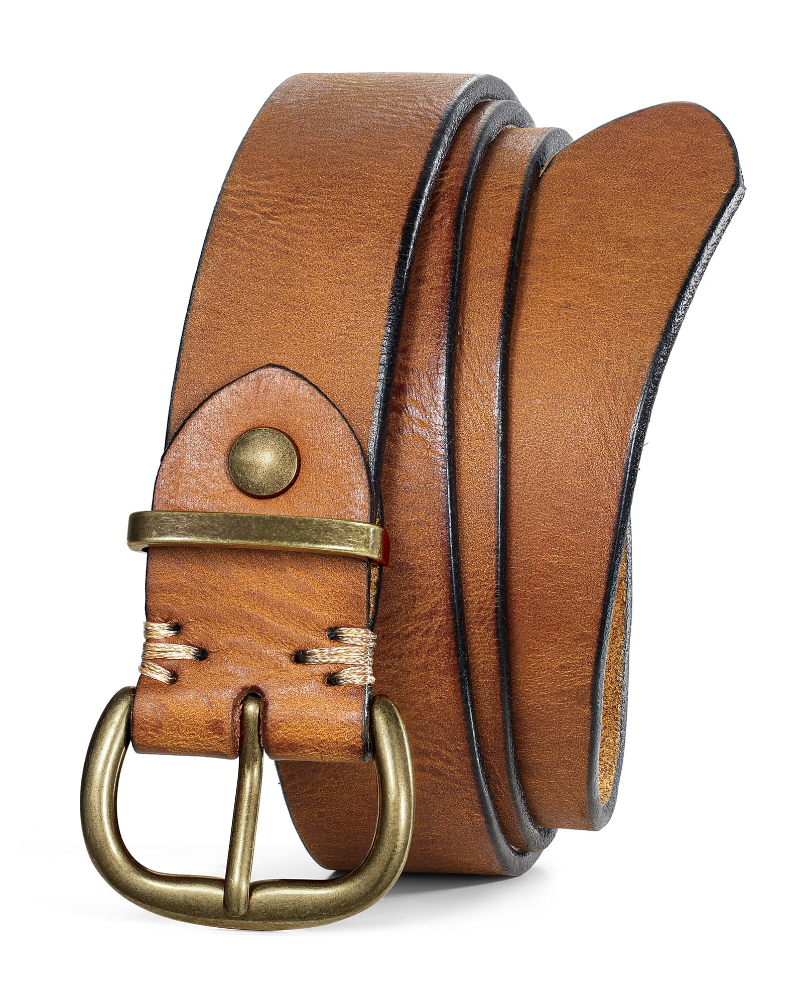 Fashion Full-Grain Cowhide Leather Waist Belt For Women