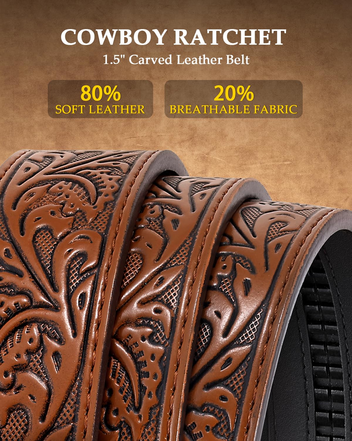 Cowgirl Sliding Ratchet Belt - JASGOOD OFFICIAL