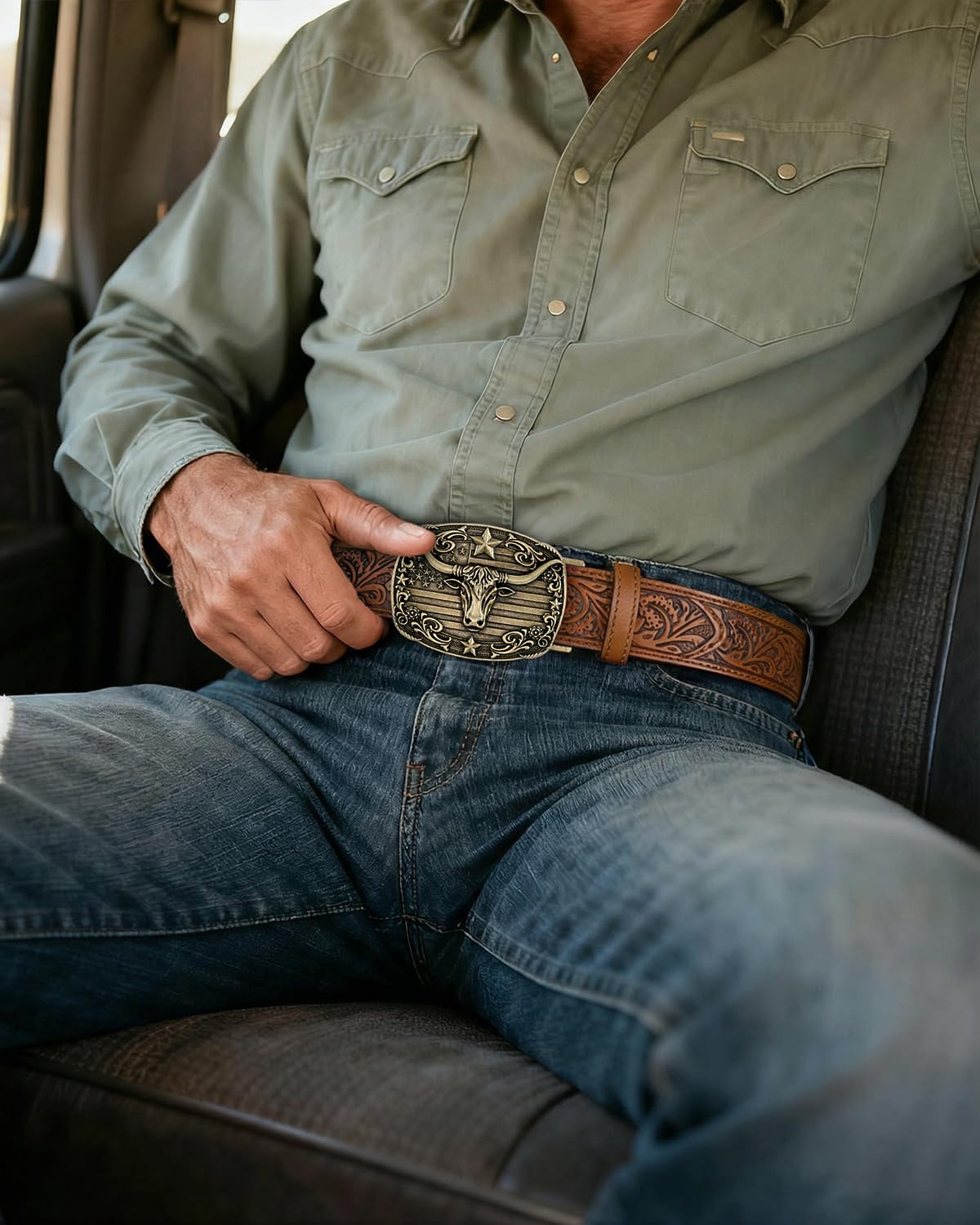 Cowgirl Sliding Ratchet Belt - JASGOOD OFFICIAL