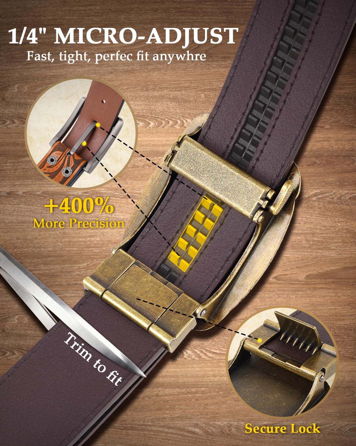 Cowgirl Sliding Ratchet Belt - JASGOOD OFFICIAL