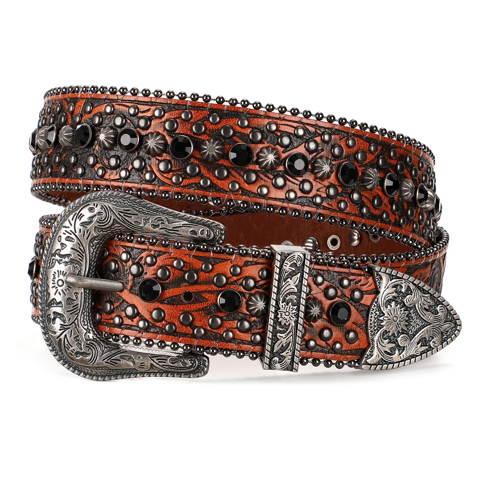 Rhinestone Belt for Women Men