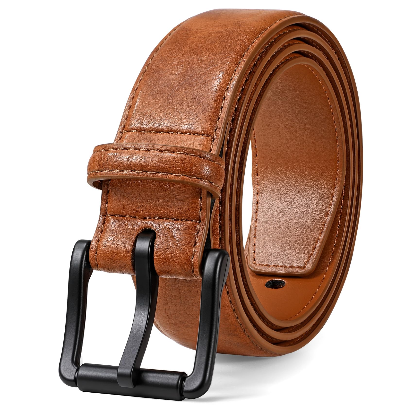 Nickel Free TSA Approved Leather Belt For Men