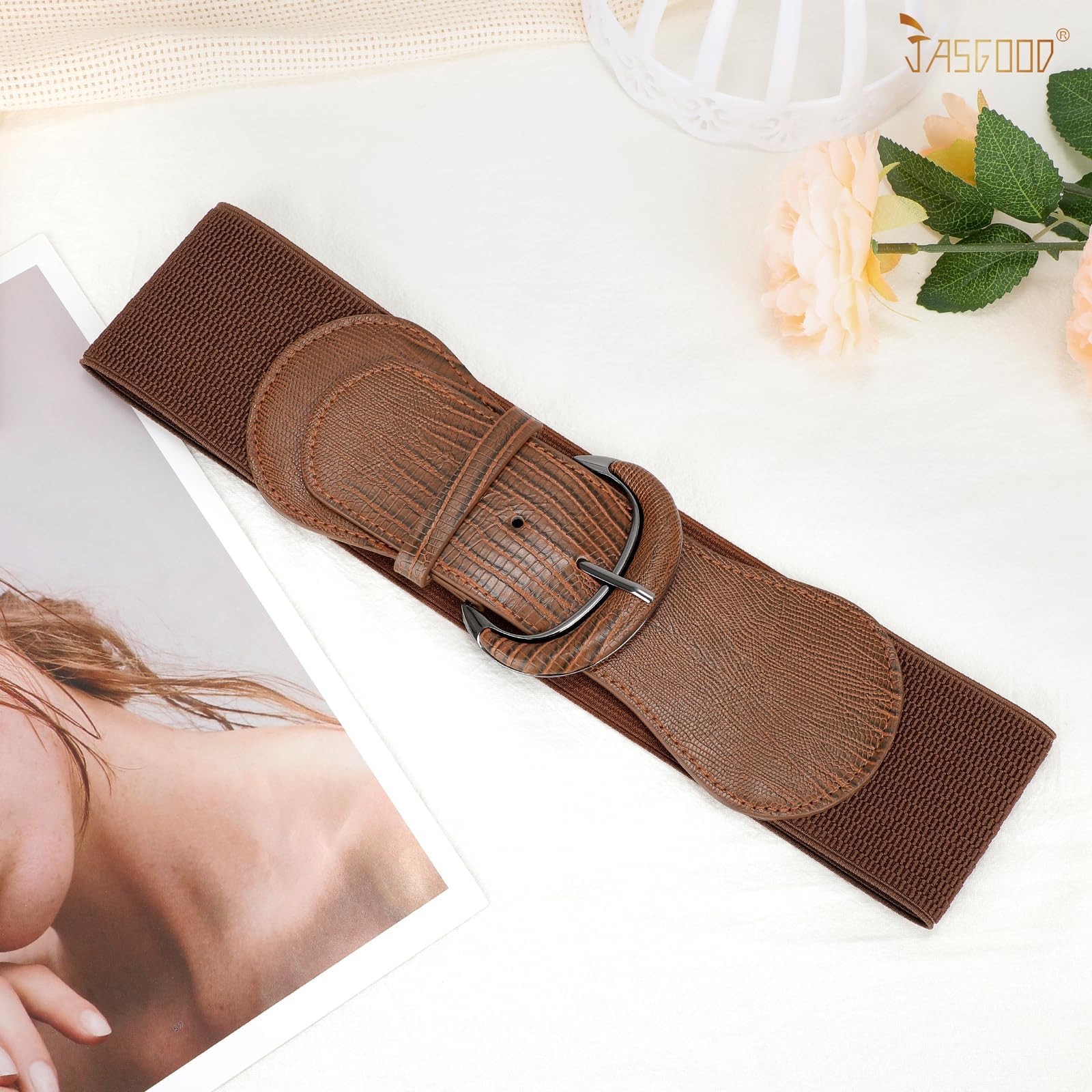 Women Stretchy Wide Waist Belt