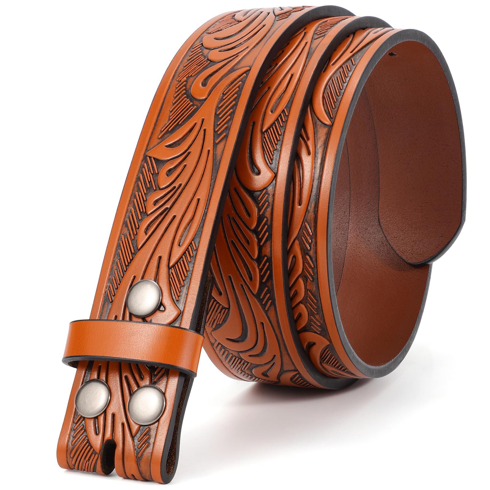 Western Belt Strap Without Buckle - JASGOOD OFFICIAL