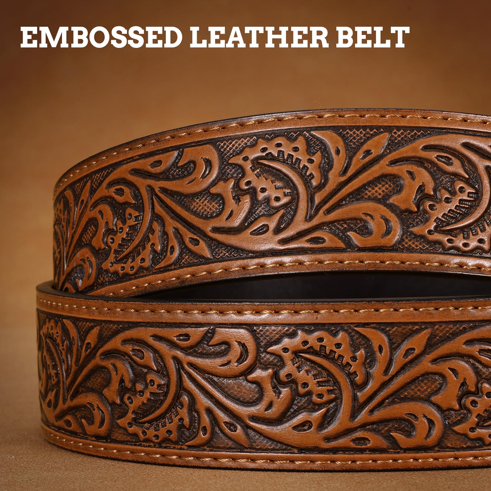 Western Belt Strap Without Buckle - JASGOOD OFFICIAL
