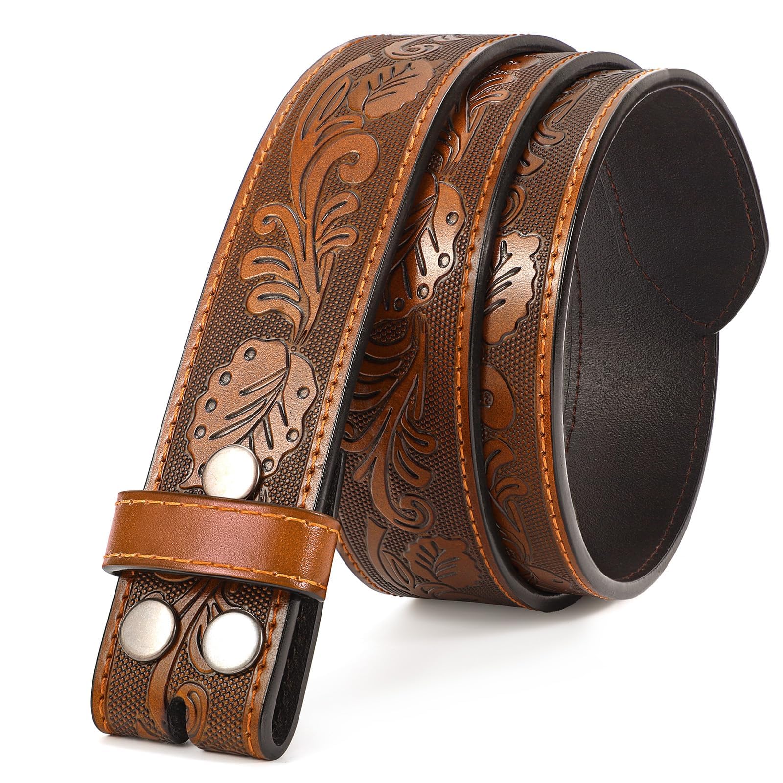 Western Belt Strap Without Buckle - JASGOOD OFFICIAL