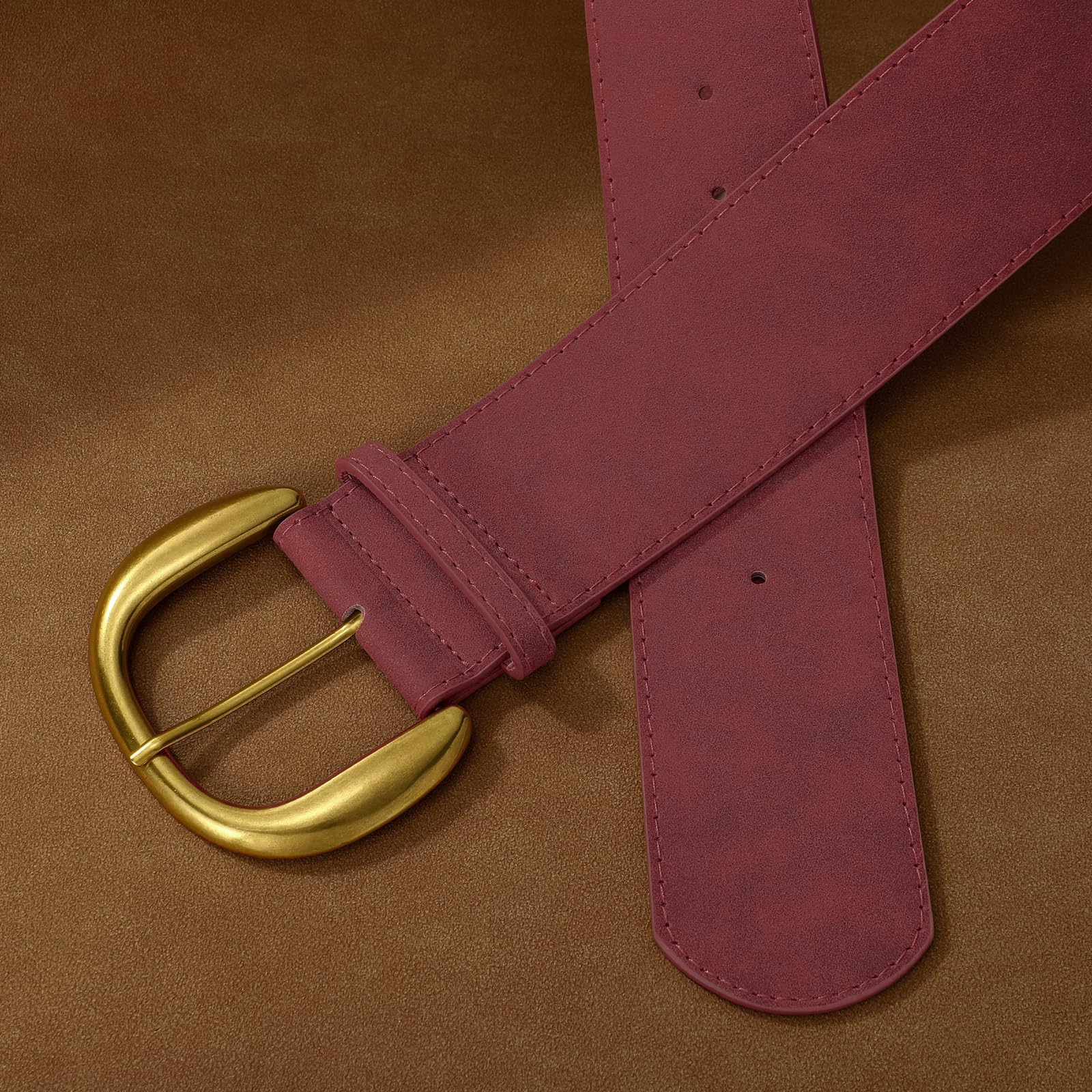 Suede Wide Belt For Lady - JASGOOD OFFICIAL