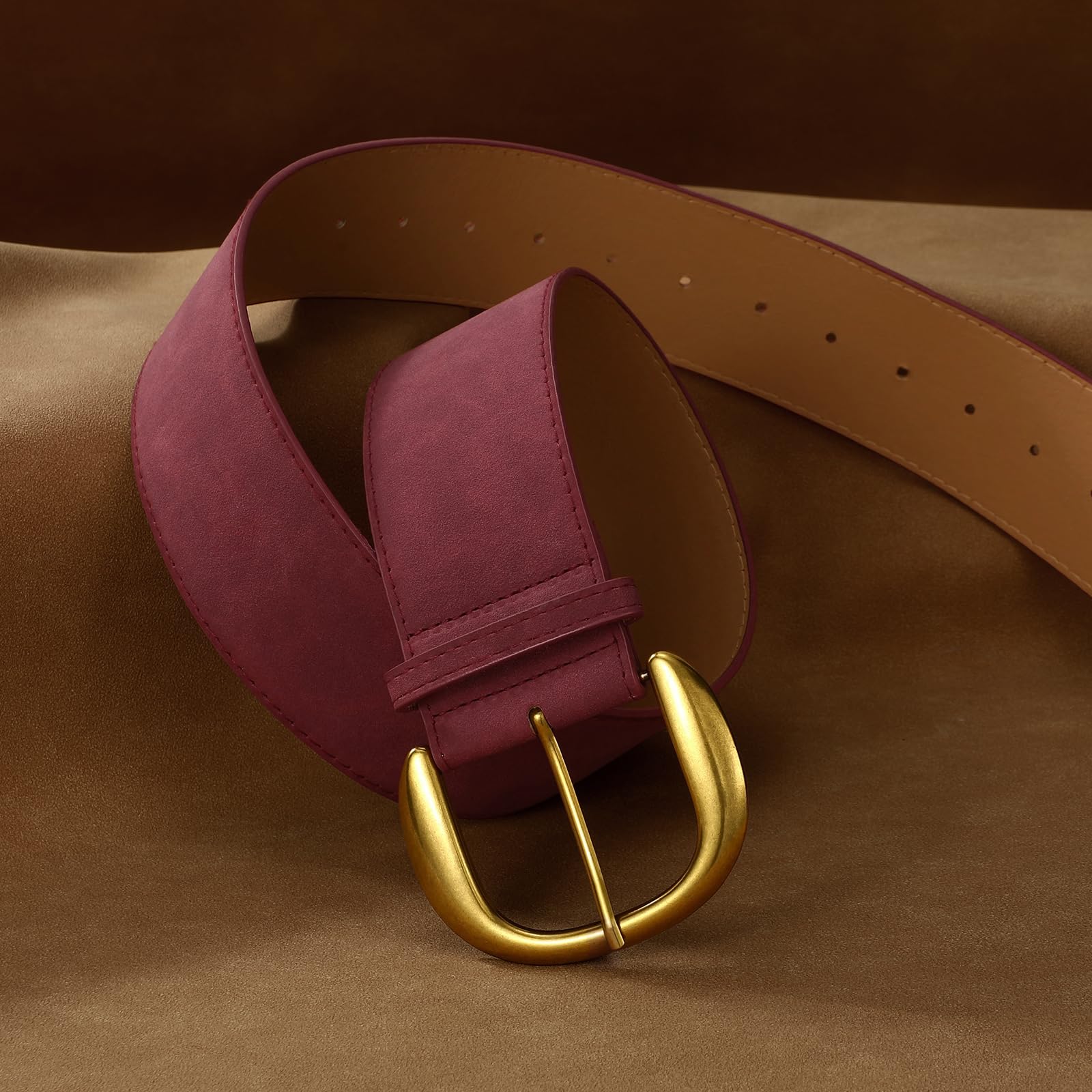 Suede Wide Belt For Lady - JASGOOD OFFICIAL
