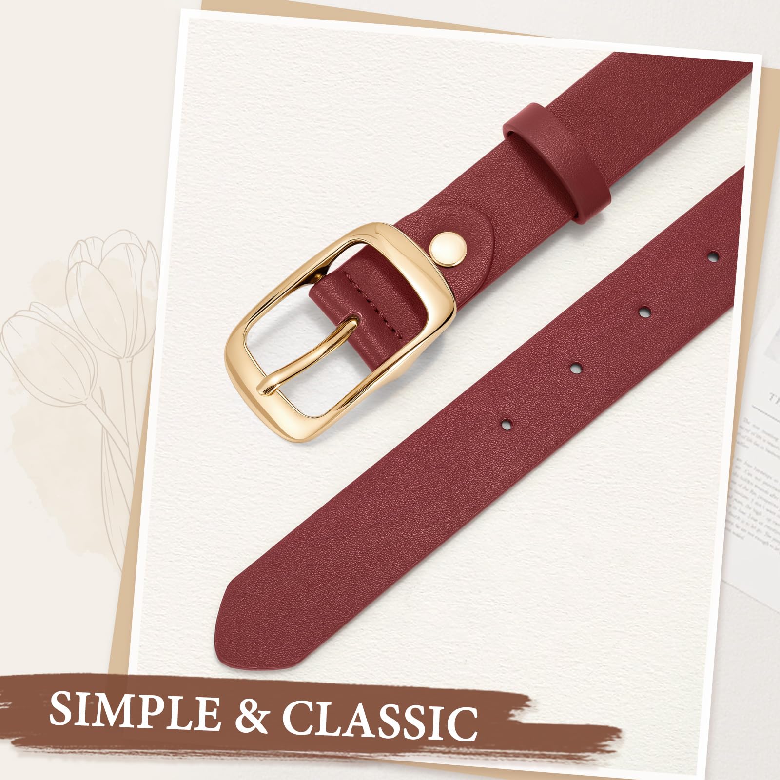 Ladies Casual Belt for Jeans Pants