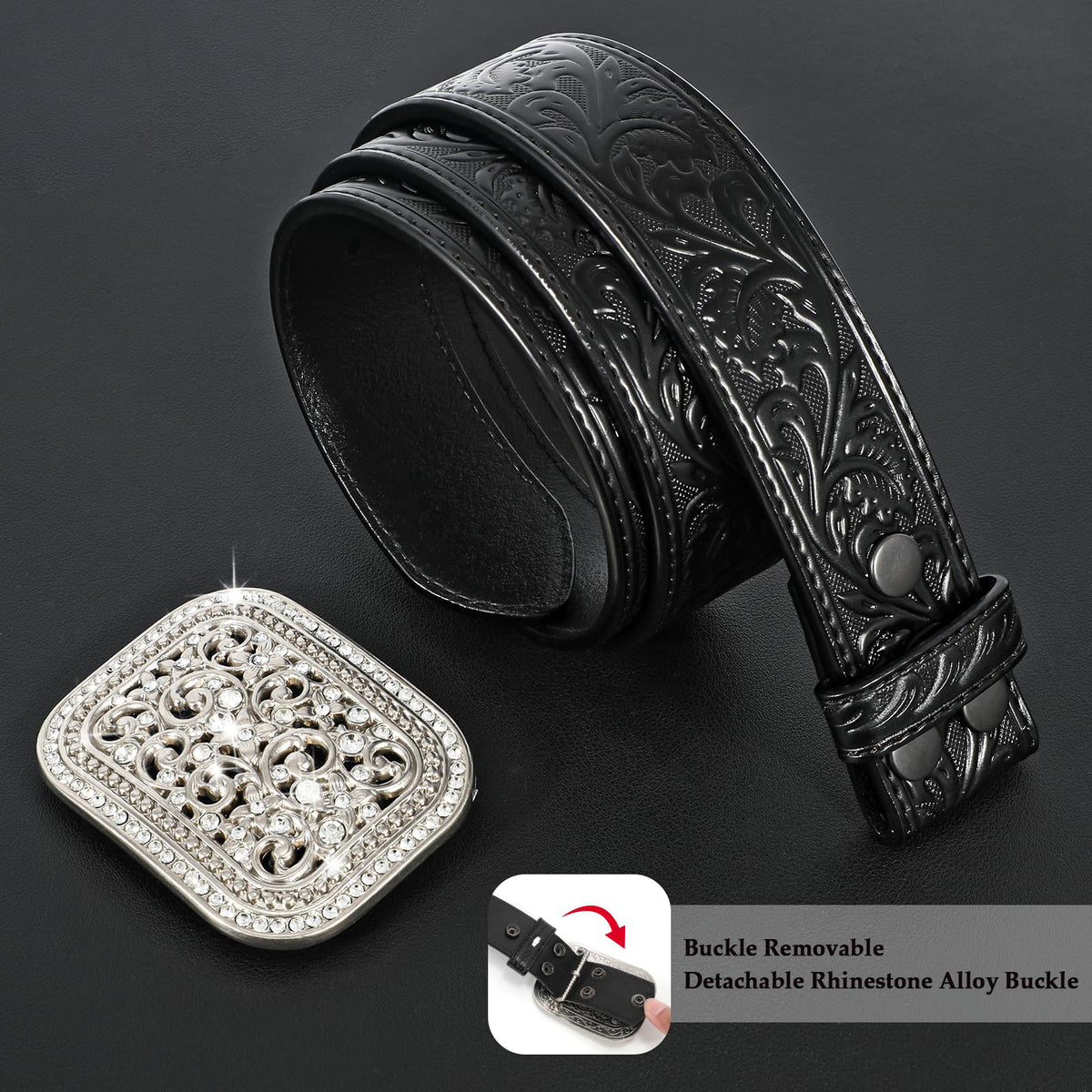 Unisex Western Belt Vintage Country Belts