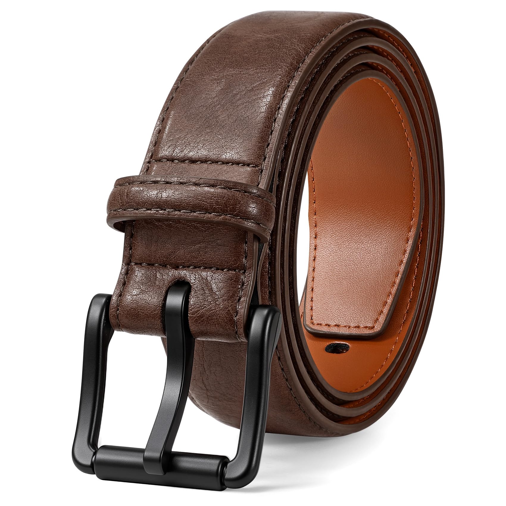 Nickel Free TSA Approved Leather Belt For Men