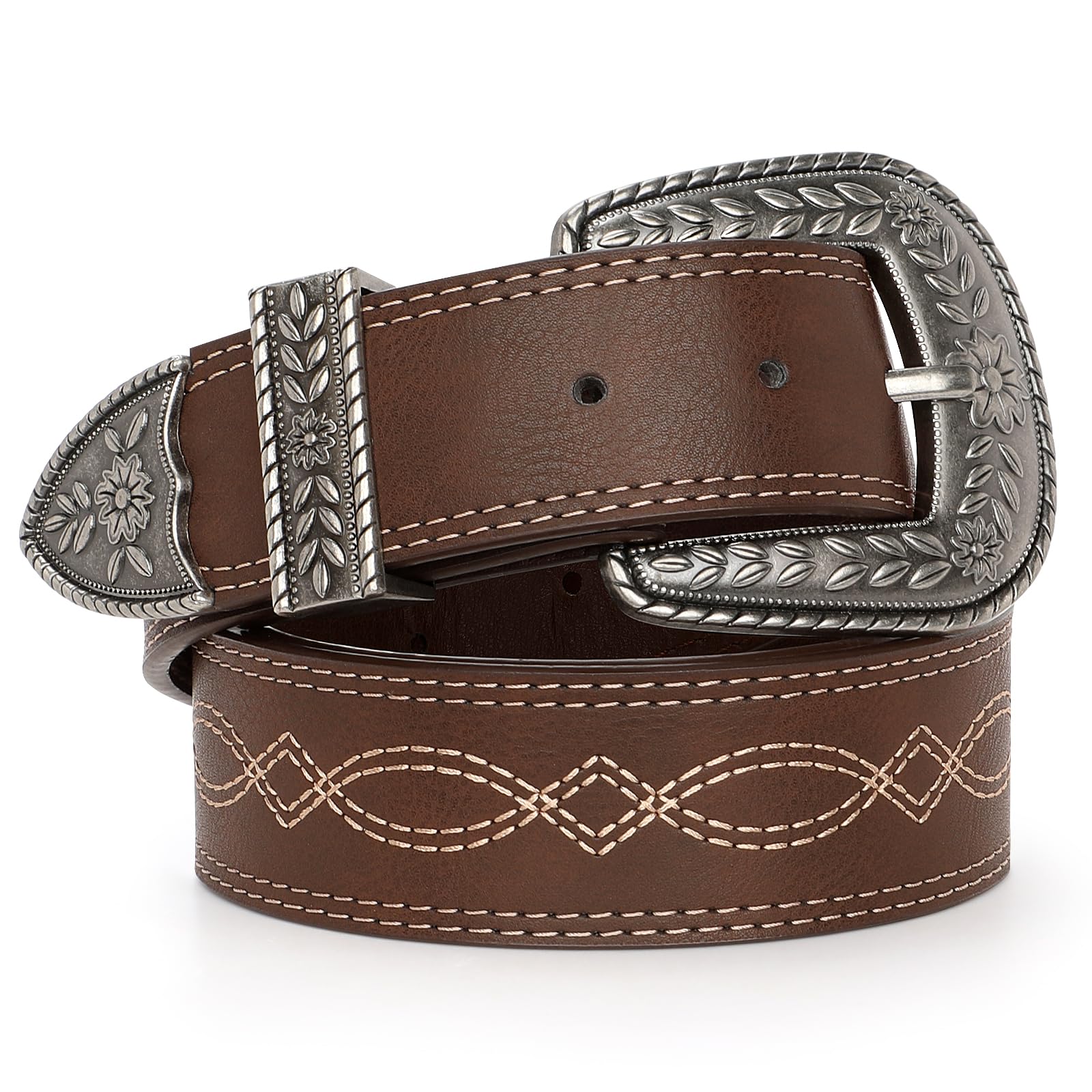 Vintage Flower Cowgirl Leather Belts - JASGOOD OFFICIAL