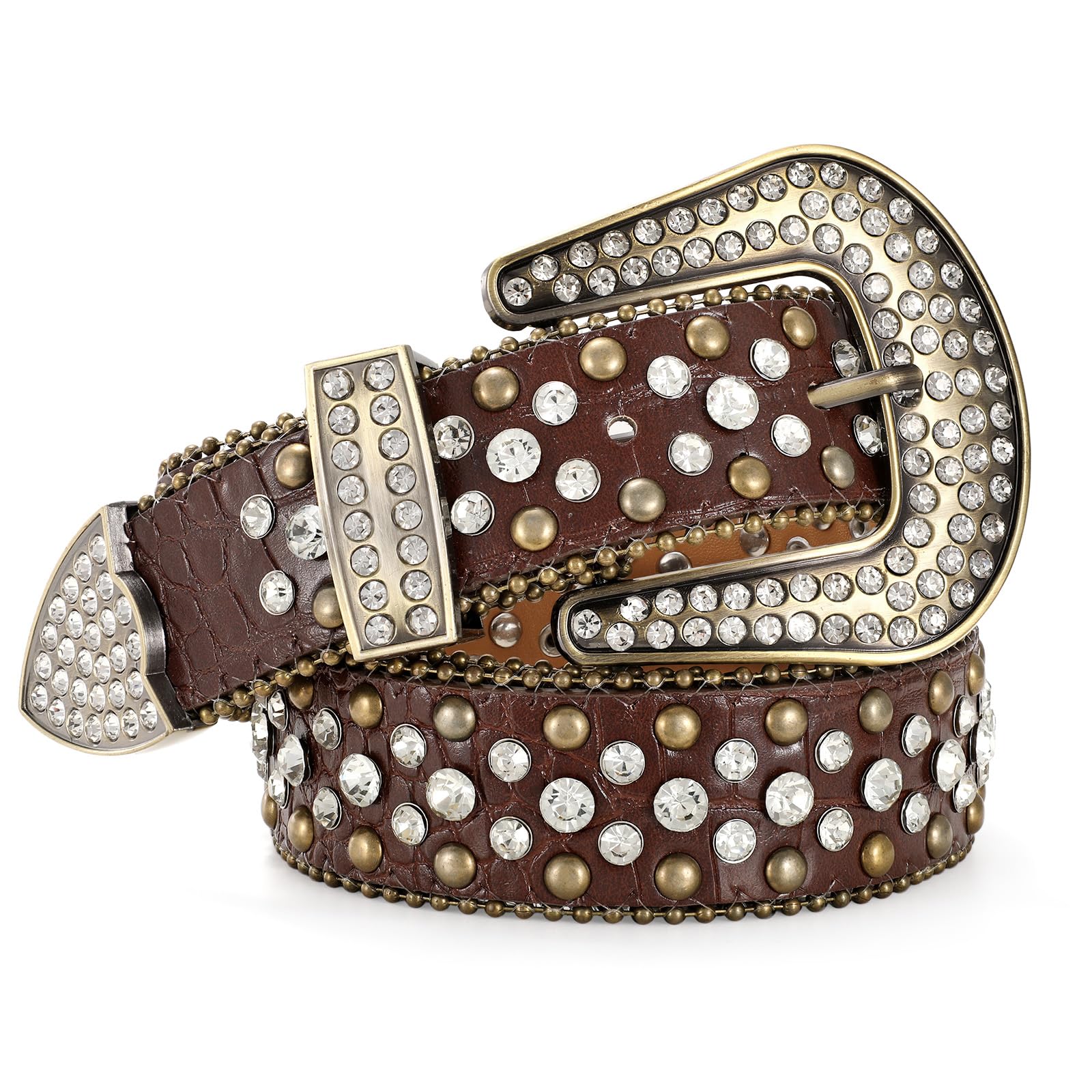 Cowgirl Studded Rhinestone Bling Belt