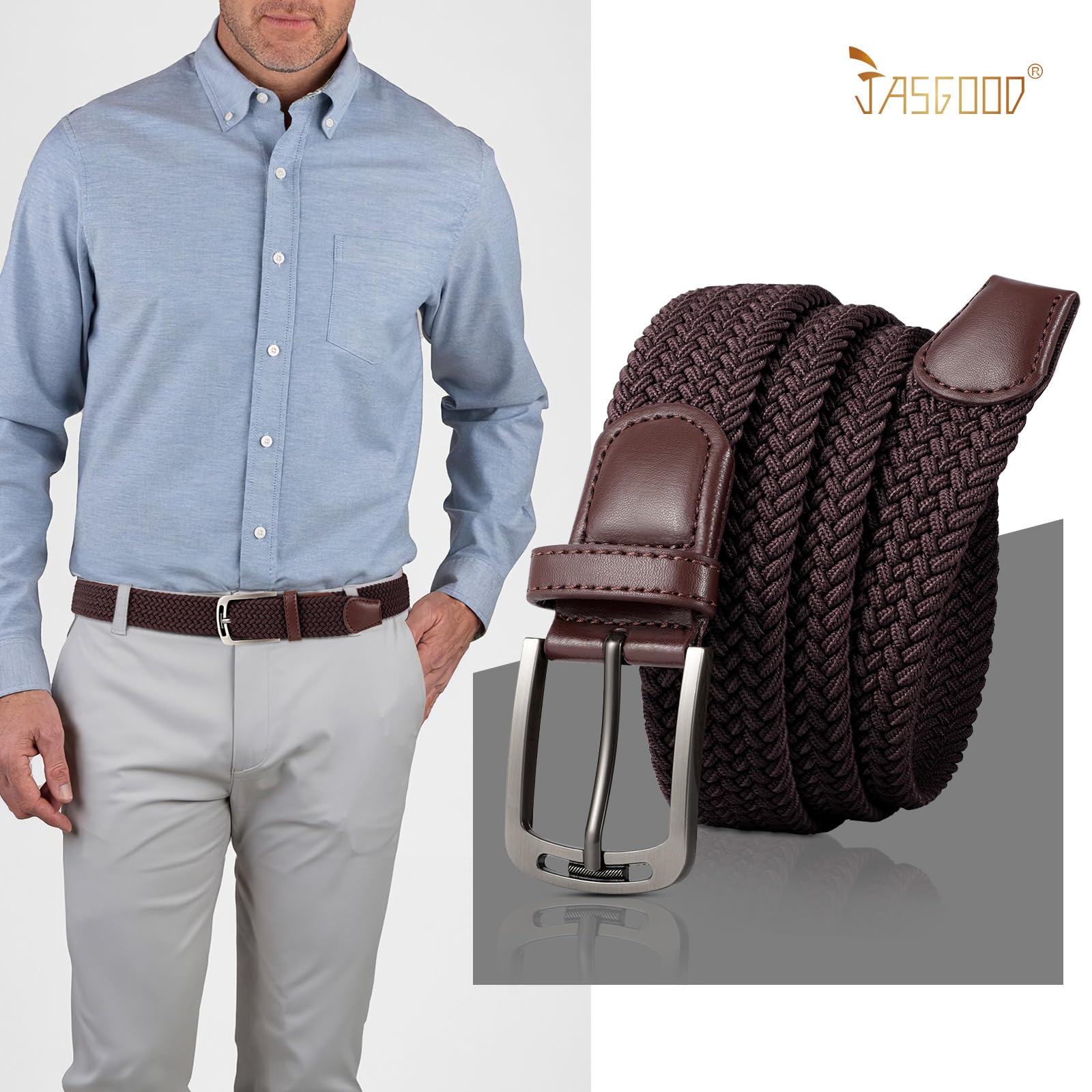 Elastic Braided Woven Belt