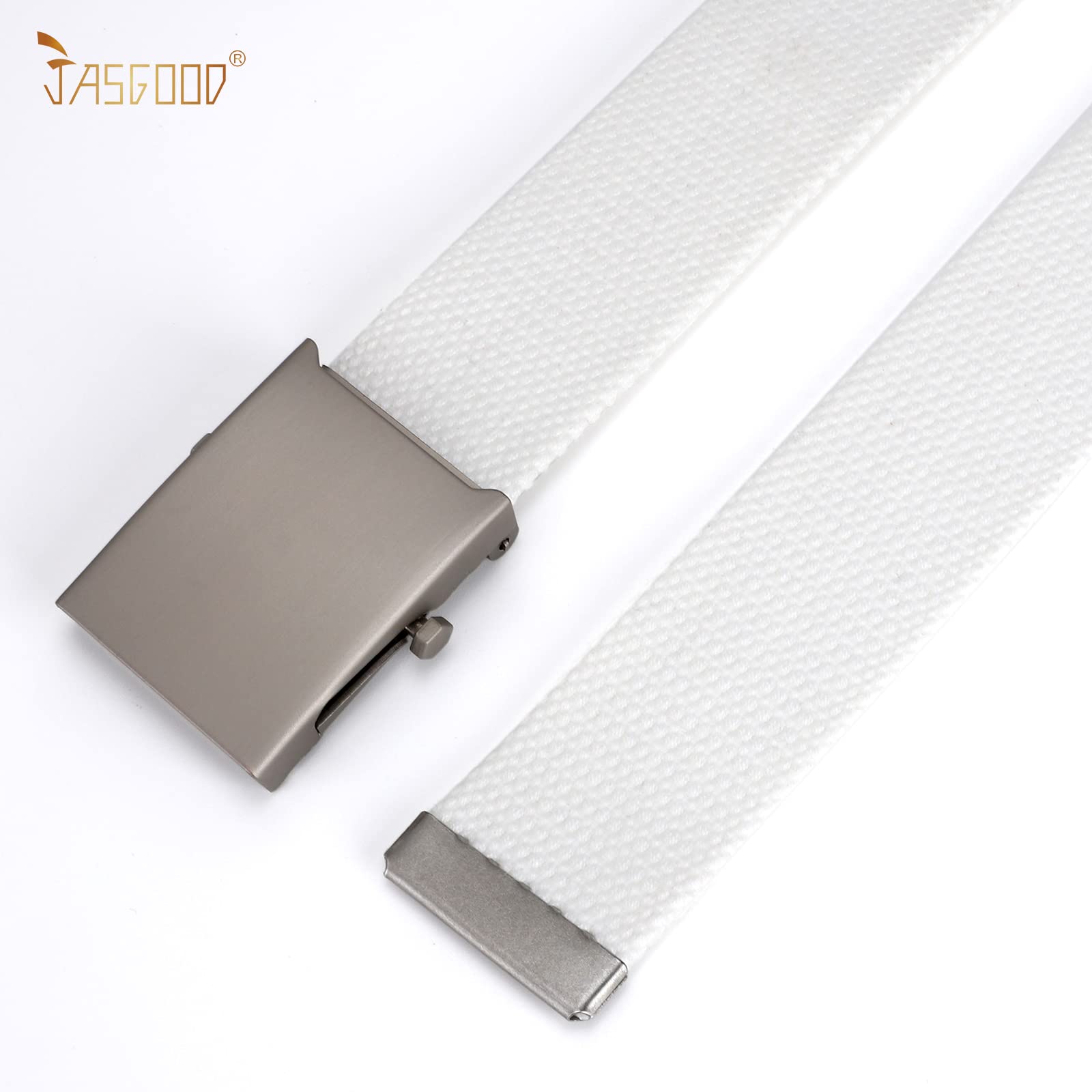 2 Pack Canvas Web Belt with Metal Buckle