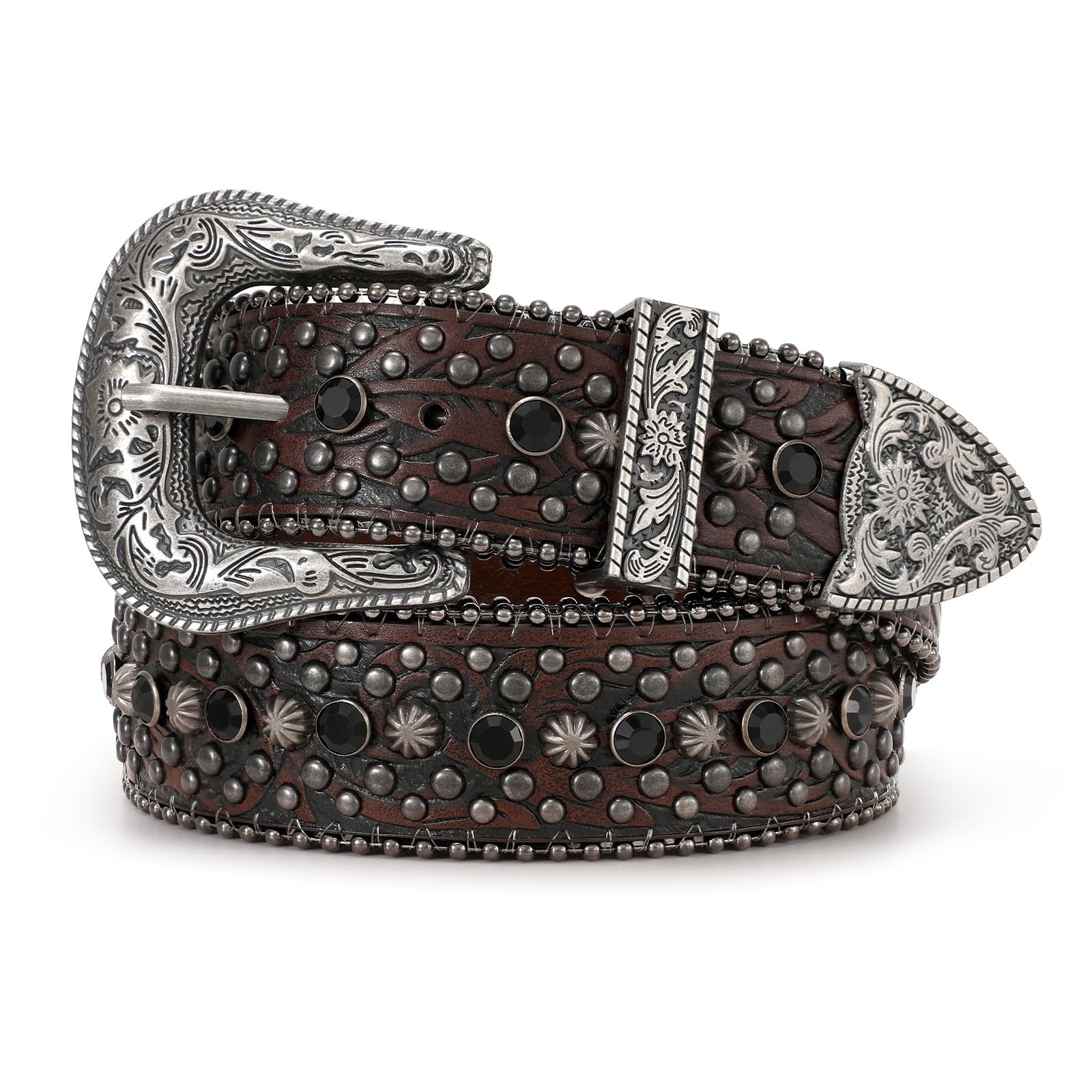 Rhinestone Belt for Women Men