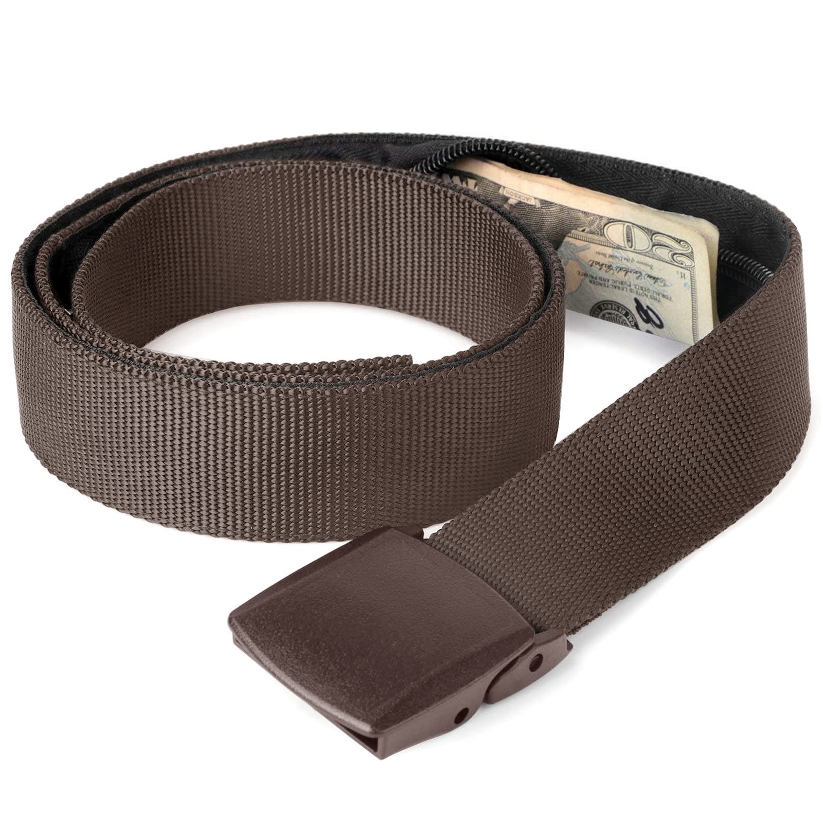 Security Money Belt with Hidden Money Pocket
