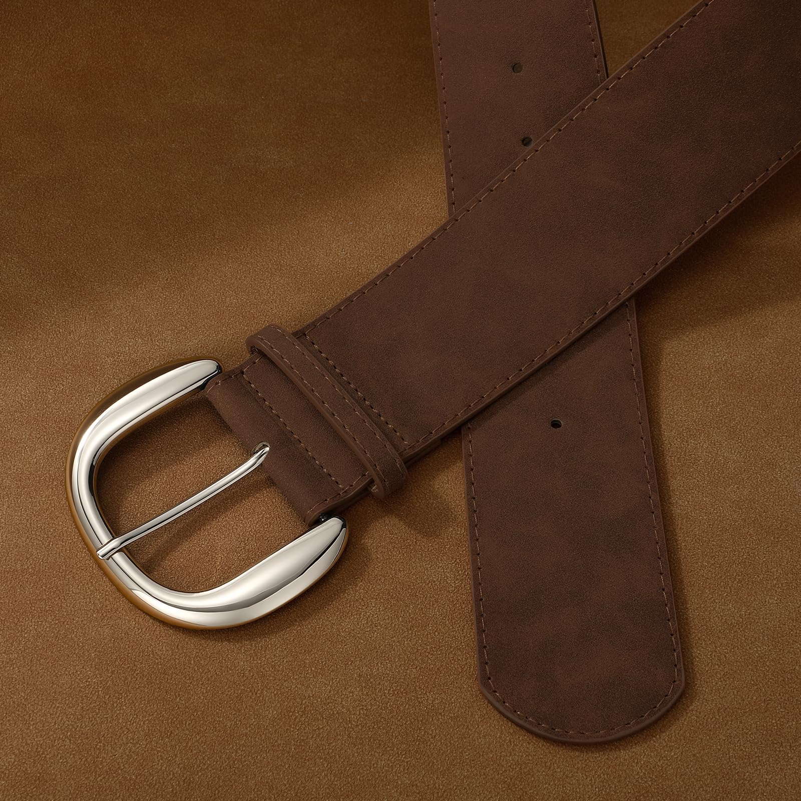 Suede Wide Belt For Lady - JASGOOD OFFICIAL