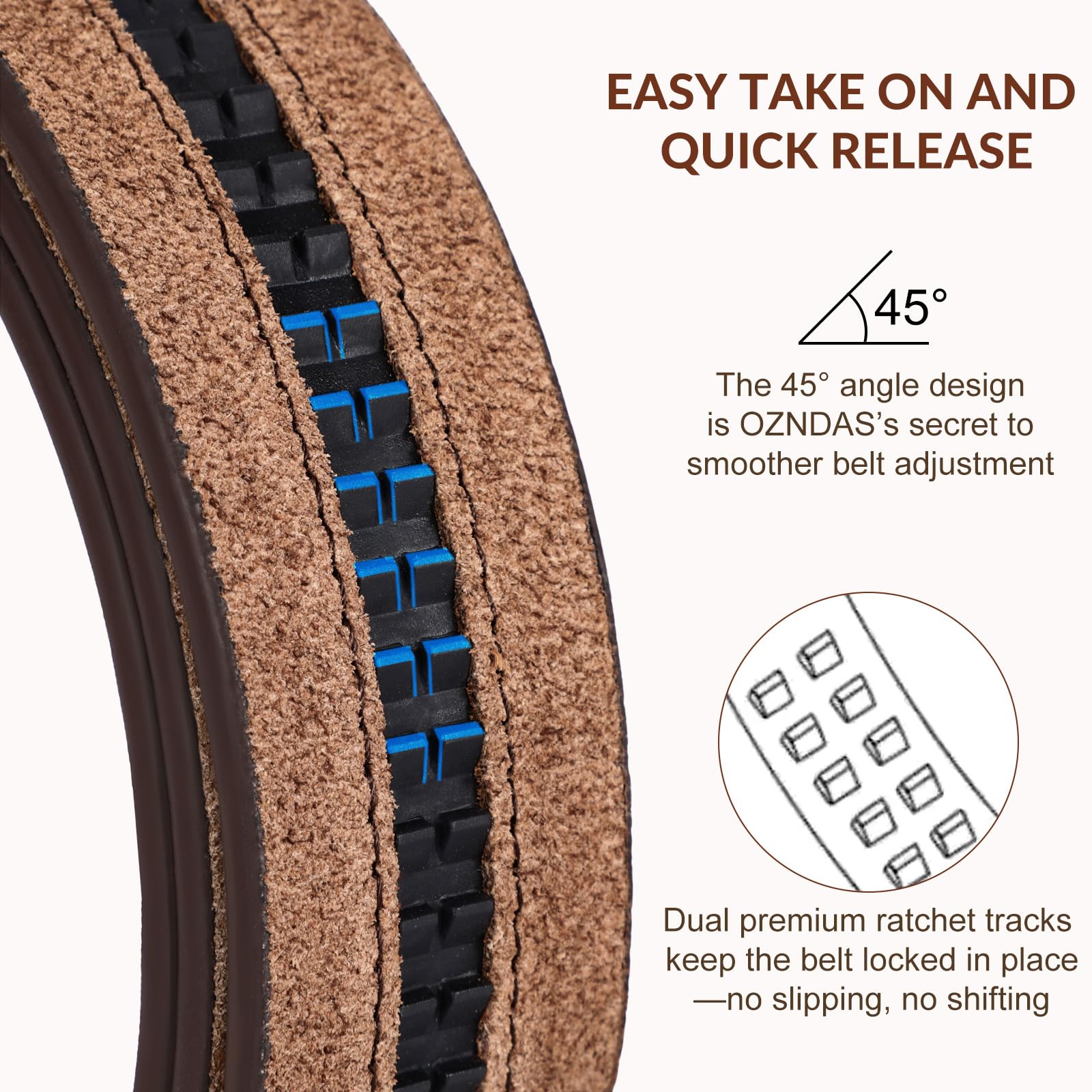 Automatic Buckel Quick Release Systerm | 1.38" Strap Fit