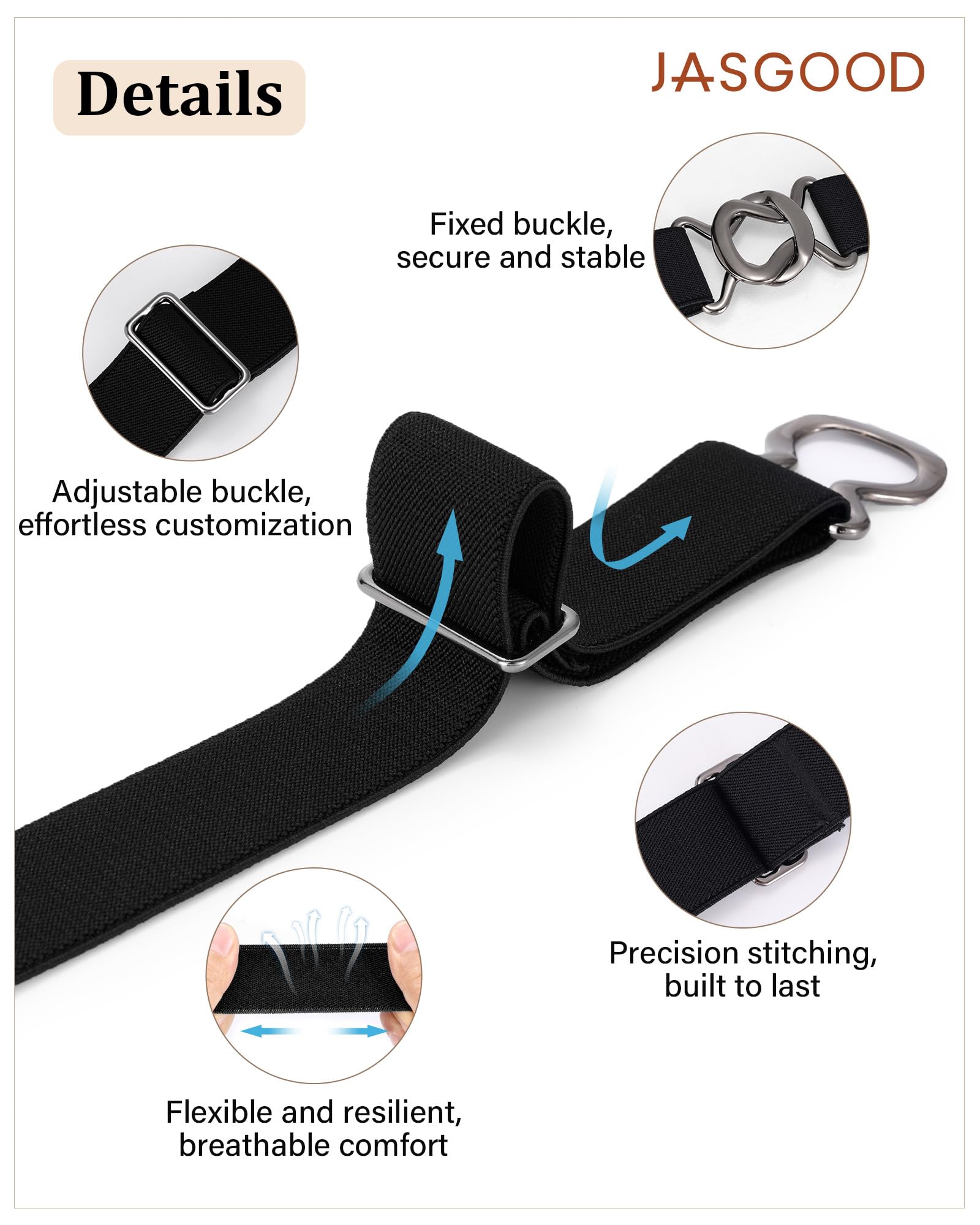 2-Pack No Show Stretch Web Belt