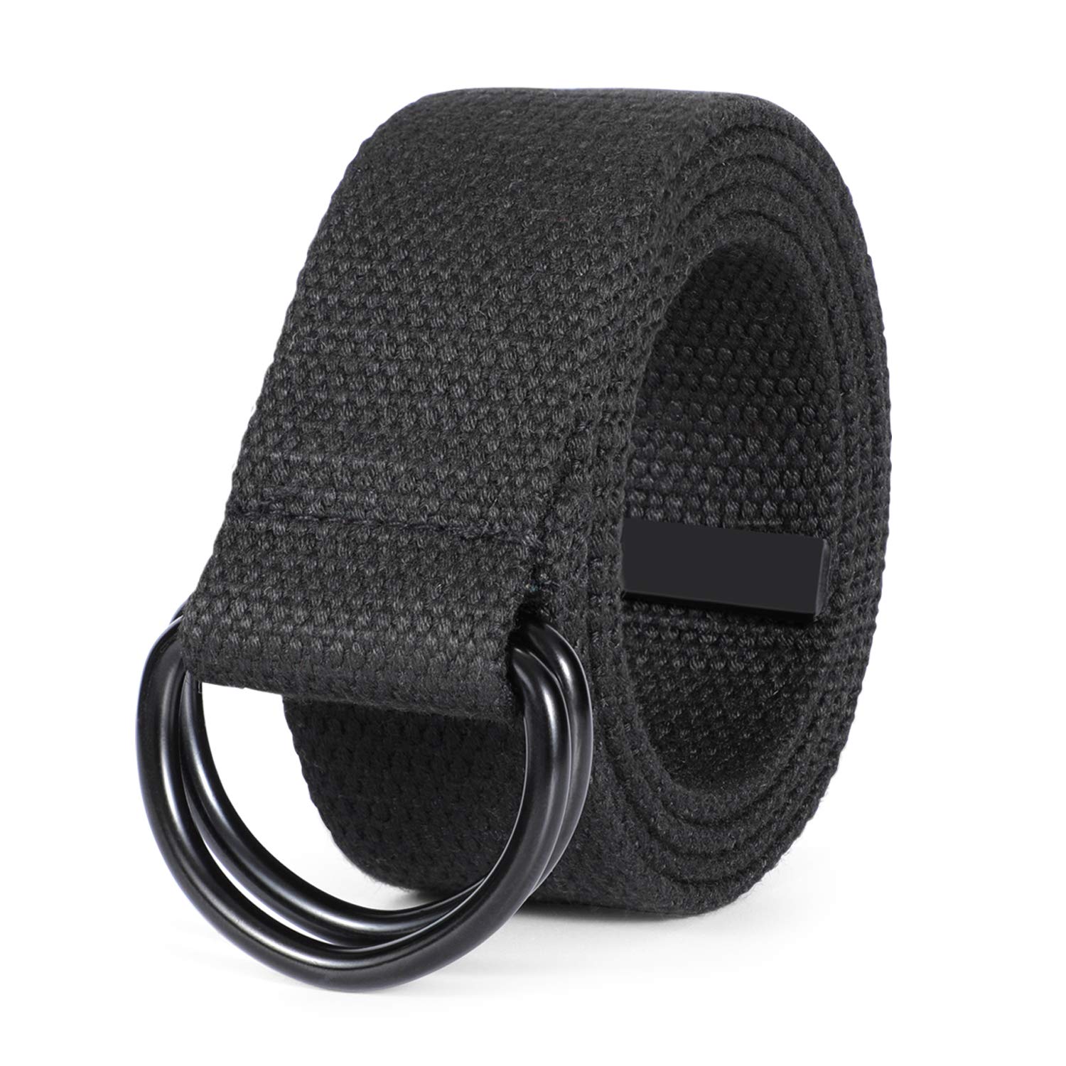 Double D-ring Design Canvas Belt For Men Women