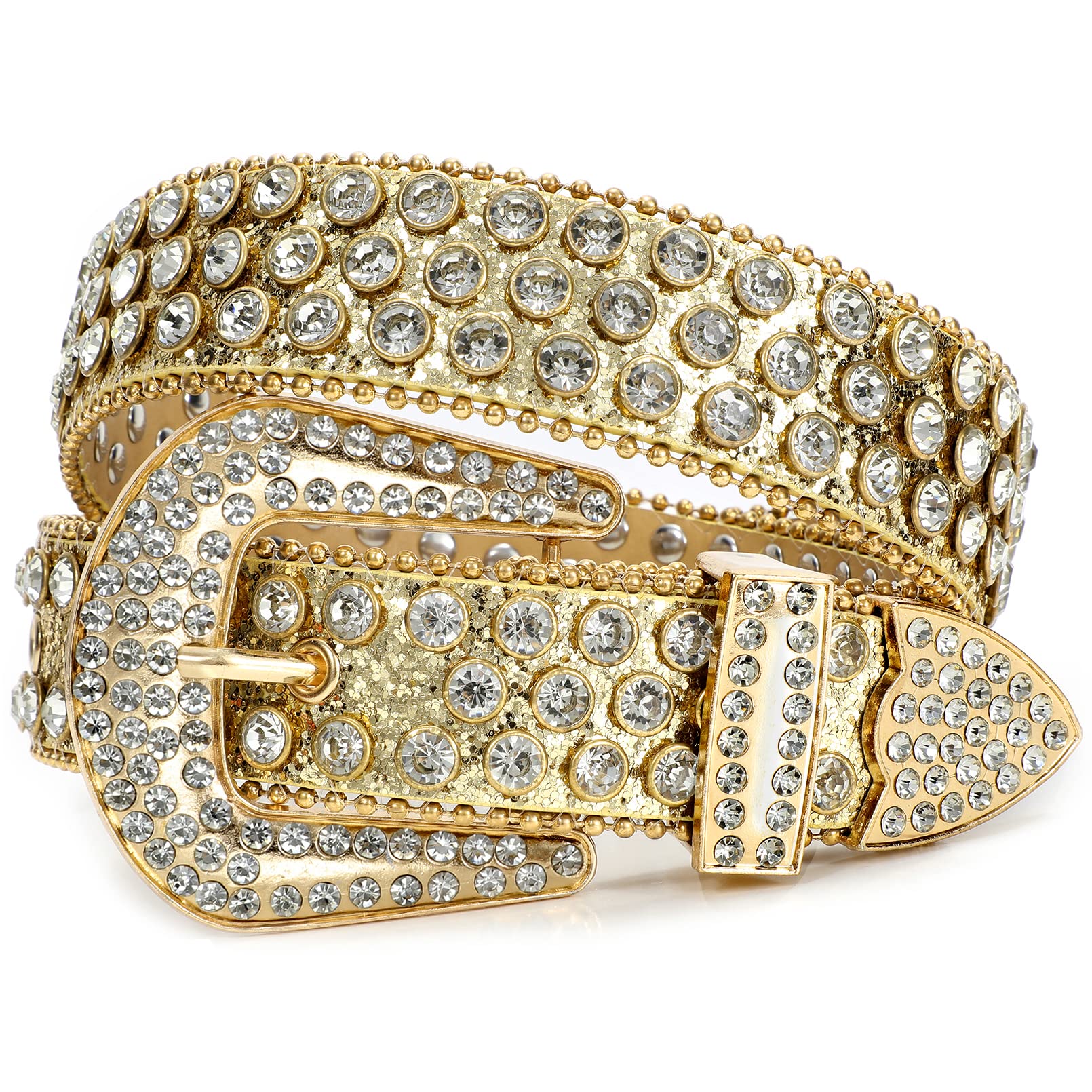 Studded Rhinestone Belts