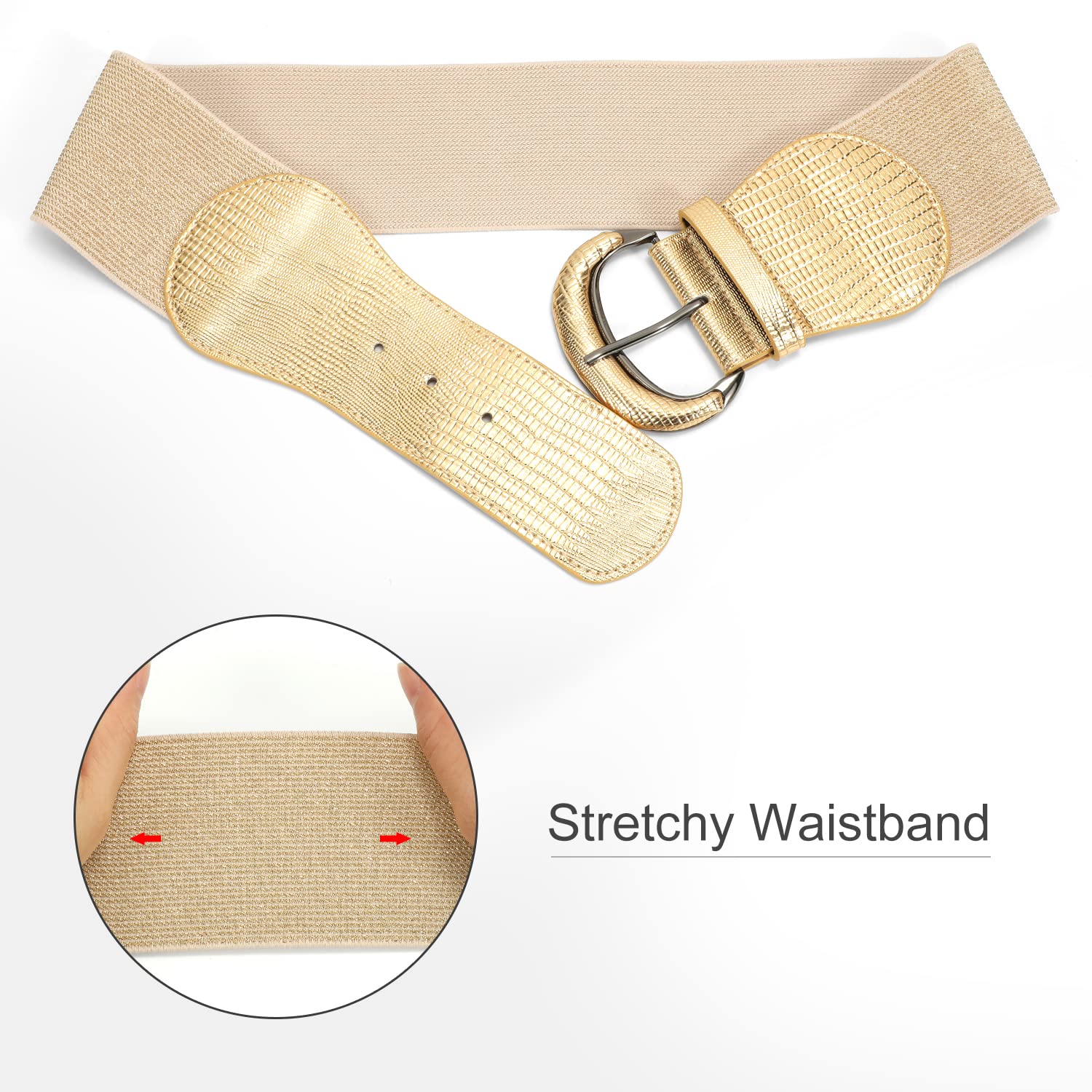 Women Stretchy Wide Waist Belt