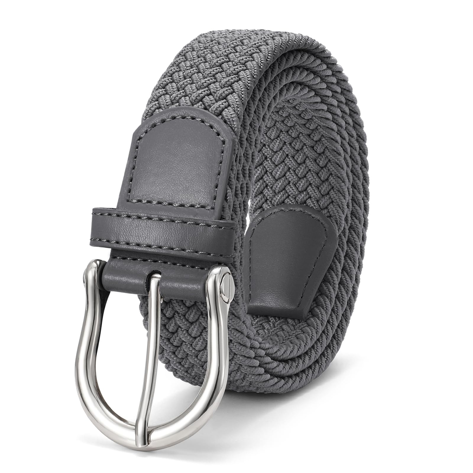 Women Stretch Braided Woven Belt For Men