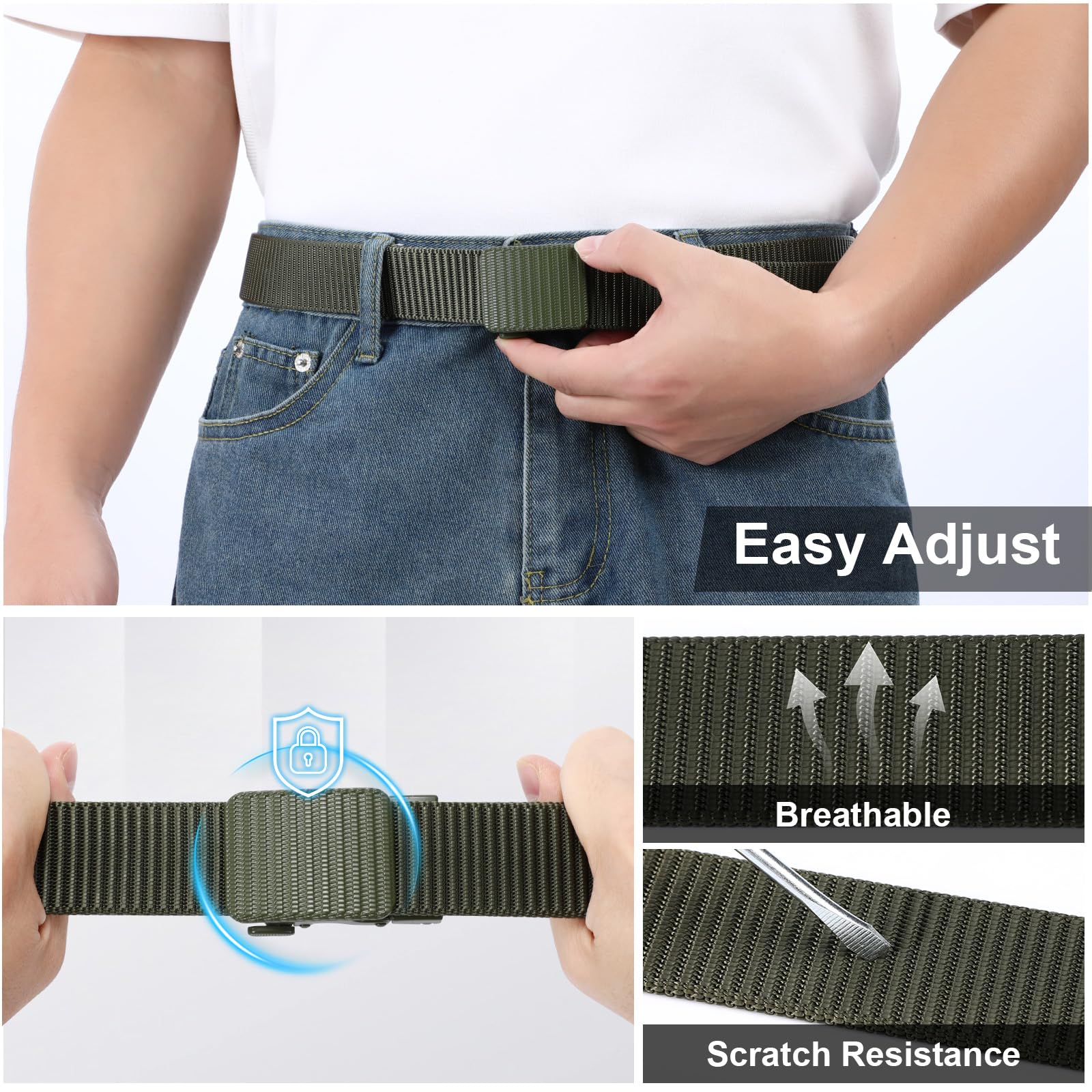 Ratchet Nuylon Belt - JASGOOD OFFICIAL