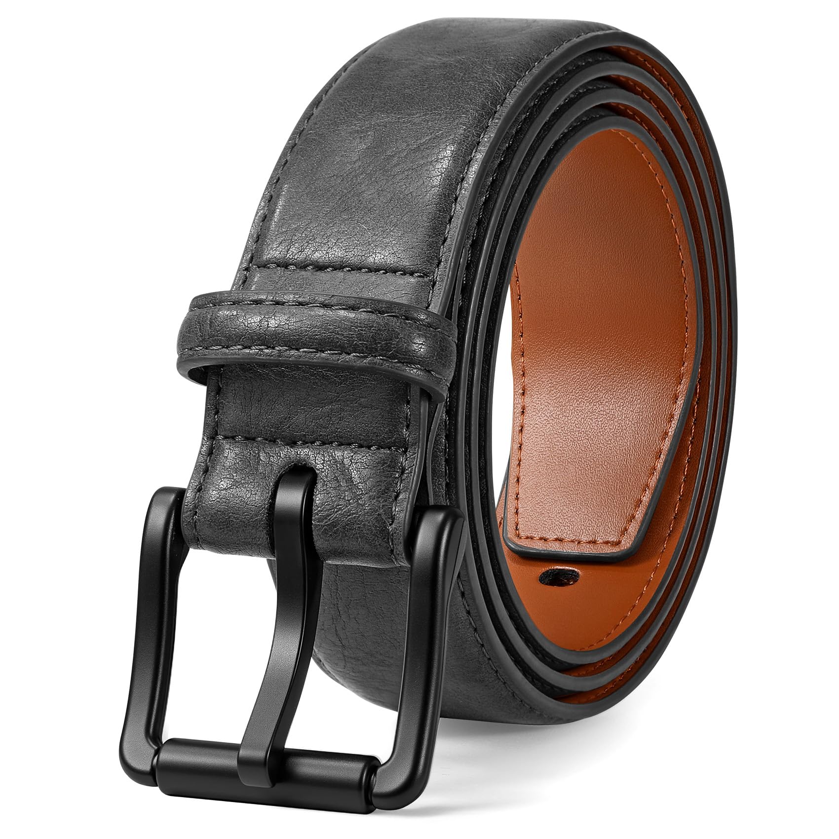 Nickel Free TSA Approved Leather Belt For Men