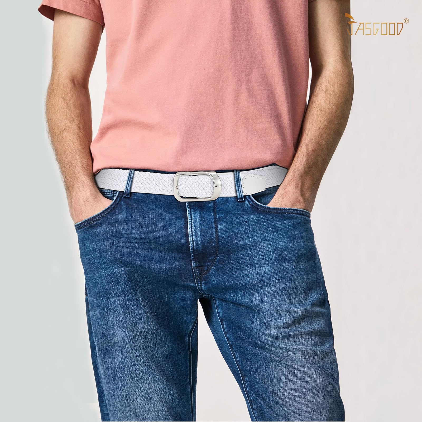 Elastic Casual Belt Golf Belt for Jeans