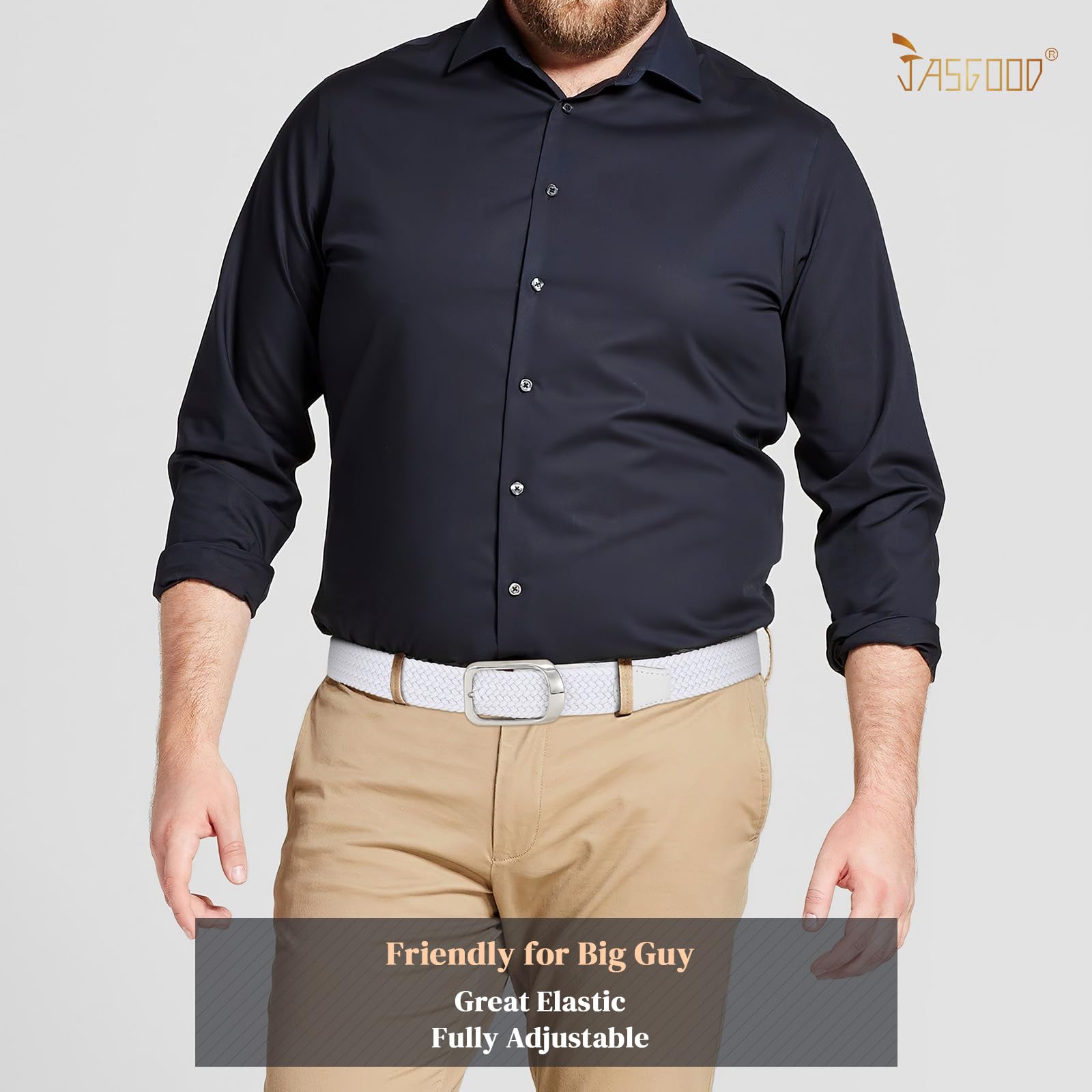 Elastic Casual Belt Golf Belt for Jeans