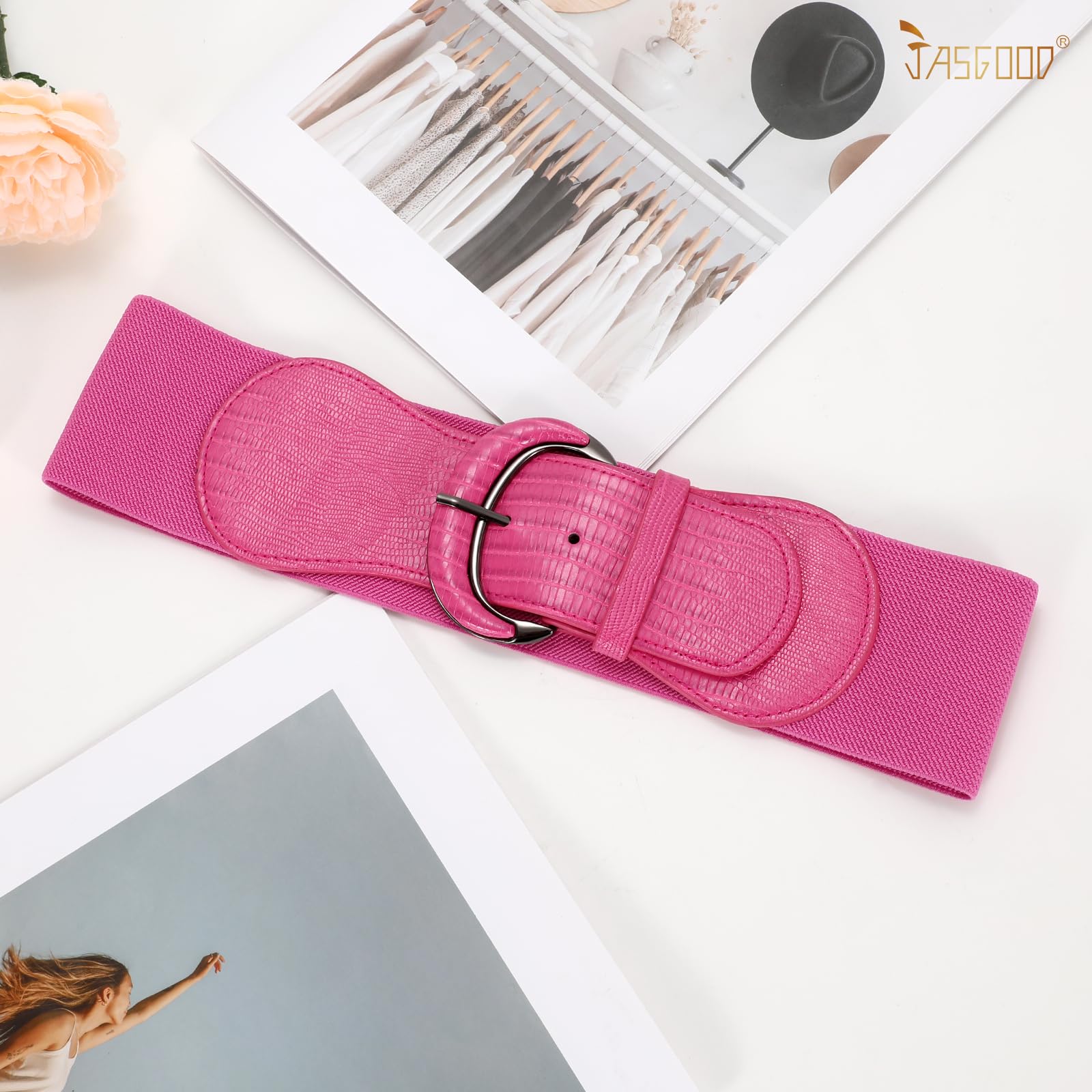 Women Stretchy Wide Waist Belt