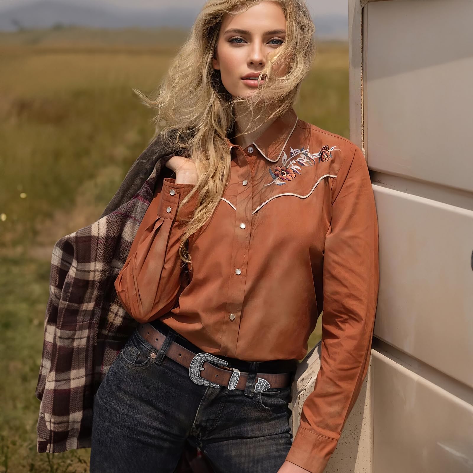 Vintage Western Design Belt for Pants Jeans Dresses - JASGOOD OFFICIAL