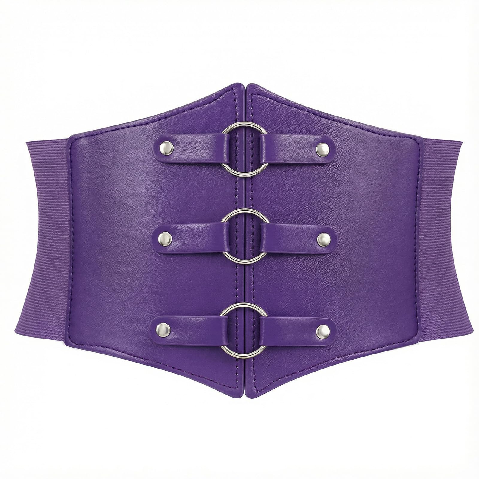 Wide Waspie Elastic Corset Belt